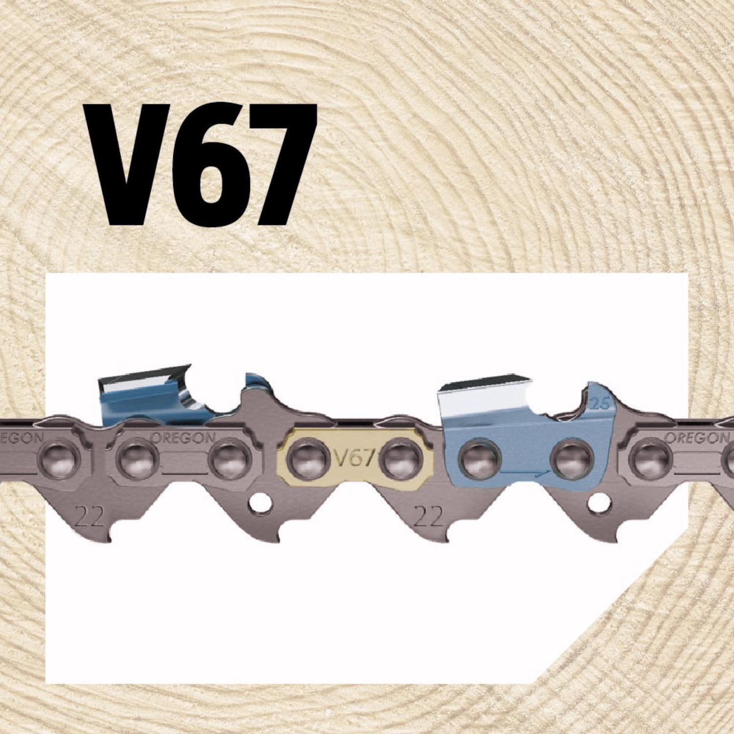 Oregon PowerCut V67 16 in. Chainsaw Chain 67 links
