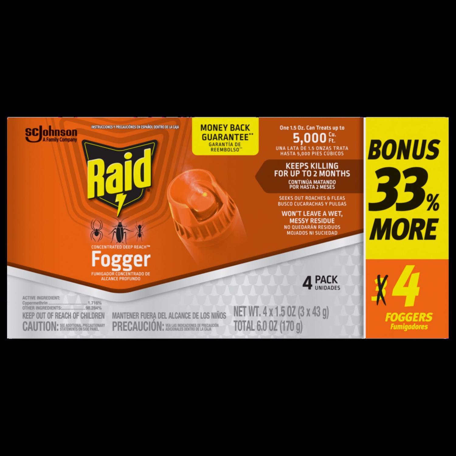 Raid Deep Reach Insect Killer Aerosol 1.5 oz