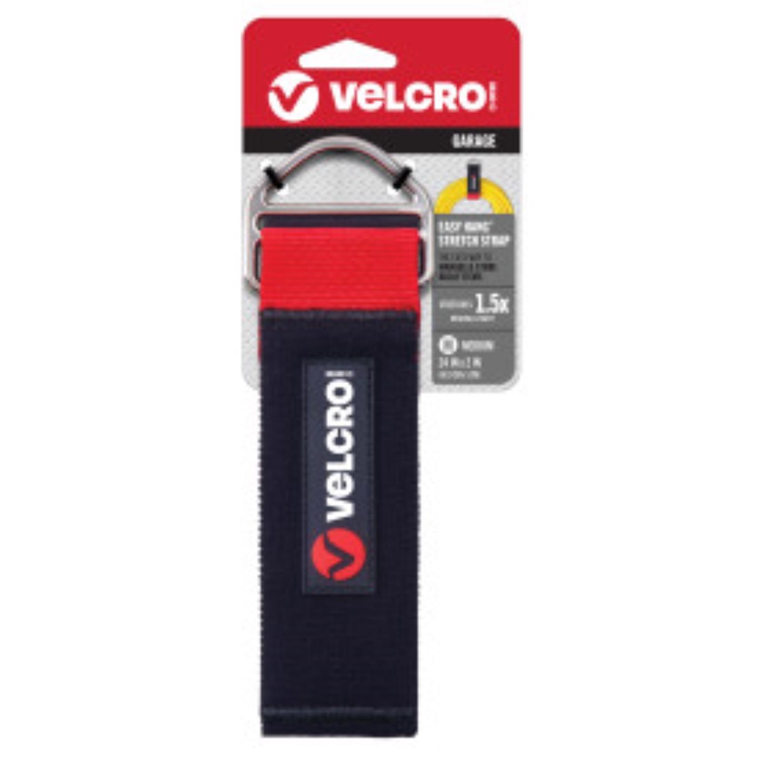 VELCRO Brand Easy Hang Stretch 24 in. L Nylon/Steel/Hook and Loop Enclosure Medium Storage Strap 1 p