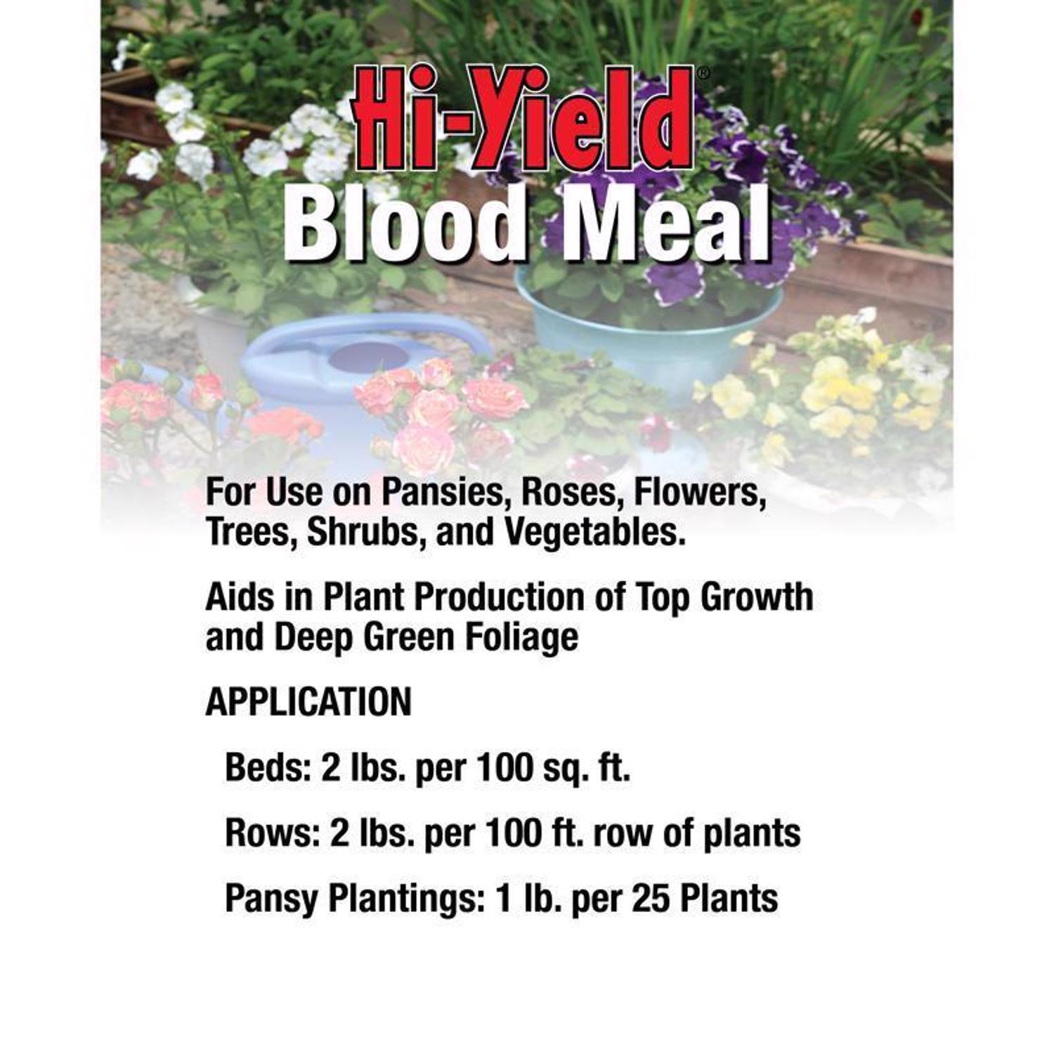Hi-Yield BLOOD MEAL 12-0-0 Organic Granules Blood Meal 2.75 lb