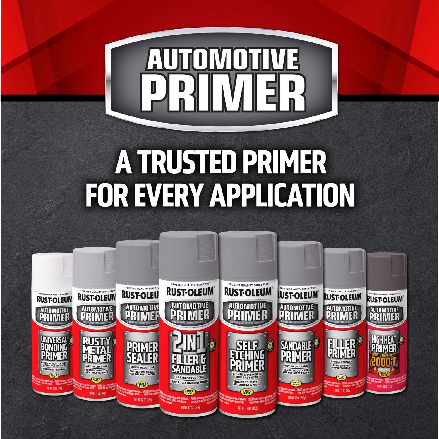 Rust-Oleum High Heat Gray Automotive Spray Primer 12 oz