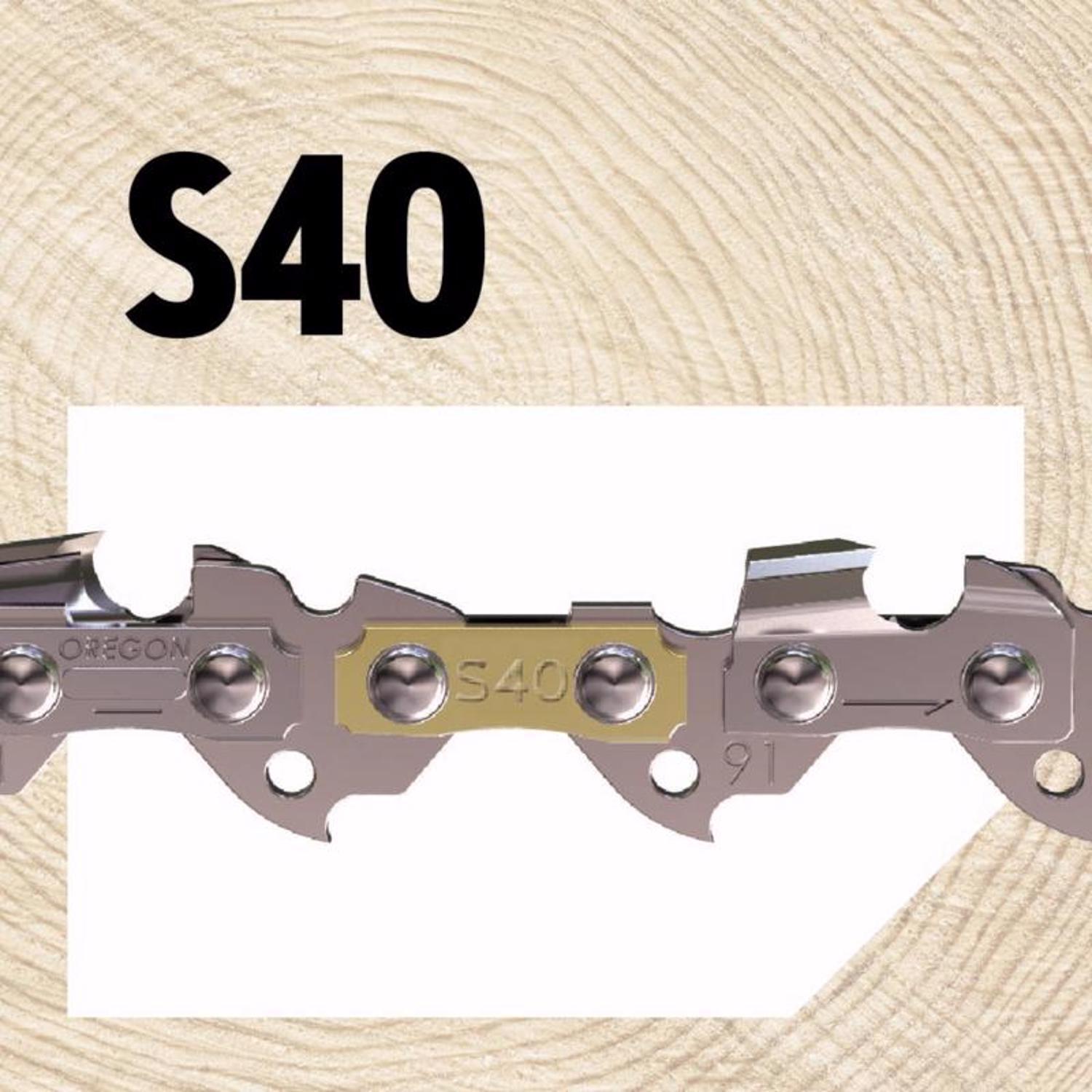 Oregon AdvanceCut S40 10 in. Chainsaw Chain 40 links