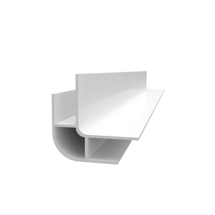 Trusscore Outside Corner Rounded 10' White