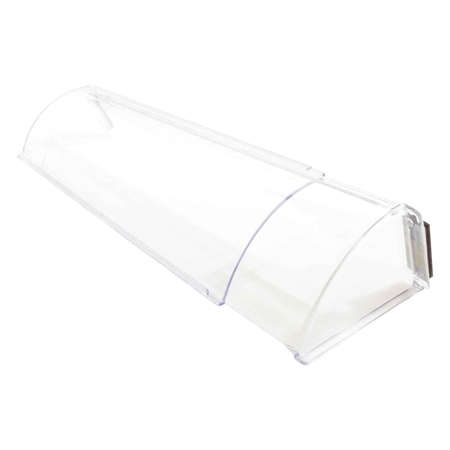 Deflect-O Jordan 5 in. H X 15-1/2 in. W 1-Way Clear Plastic Air Deflector