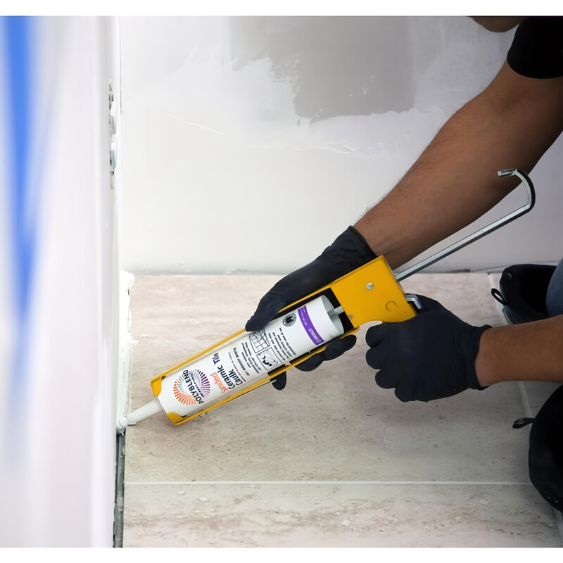 Custom Building Products Polyblend Platinum 10.5 oz. Sanded Ceramic Tile Caulk