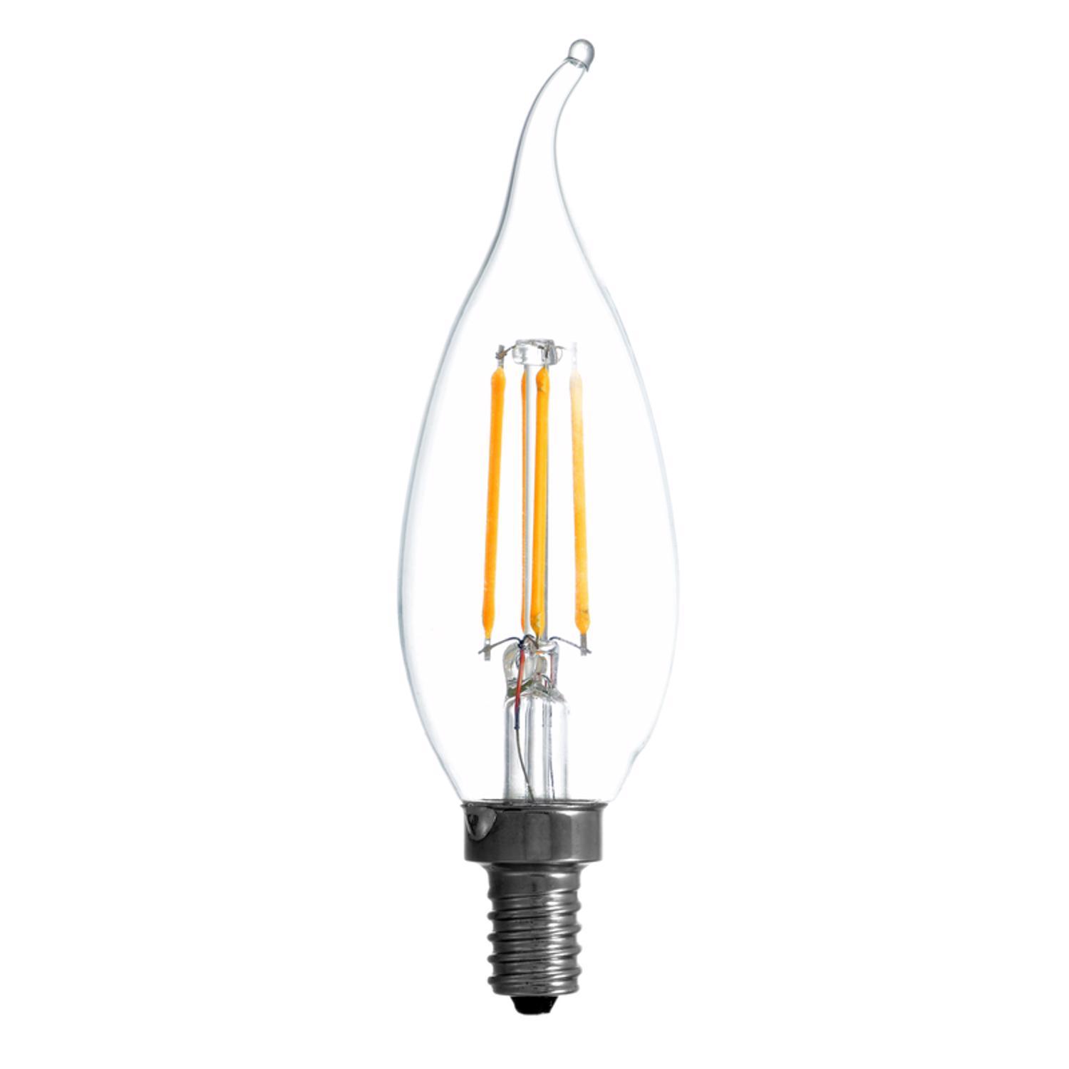 Sylvania Truwave B10 E12 (Candelabra) LED Bulb Soft White 60 Watt Equivalence 2 pk