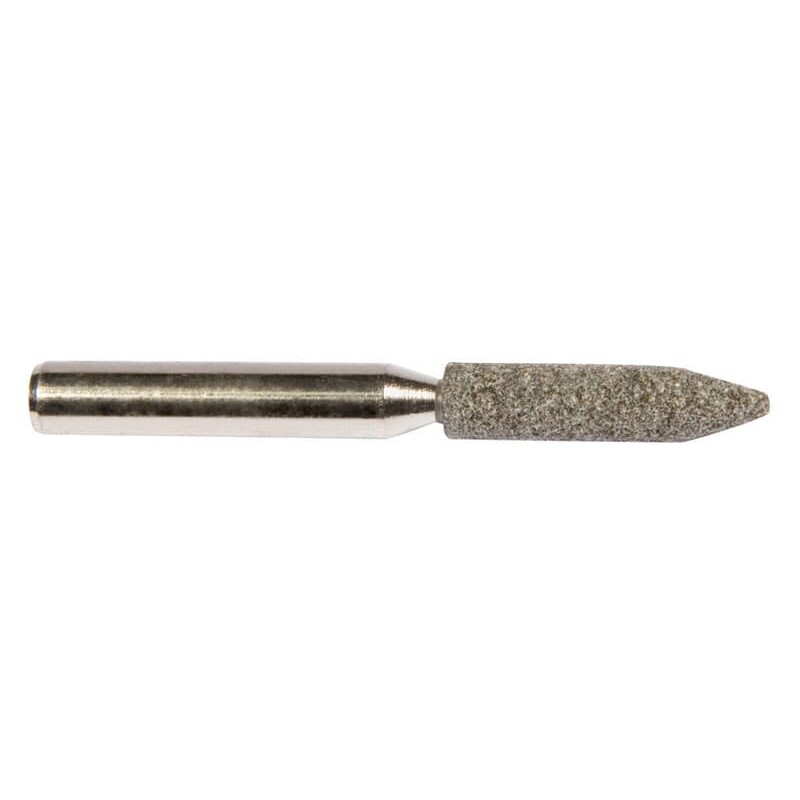 Forney 1-1/8 in. D X 1/4 in. L Aluminum Oxide Stem Mounted Point Cone 50510 rpm 1 pc