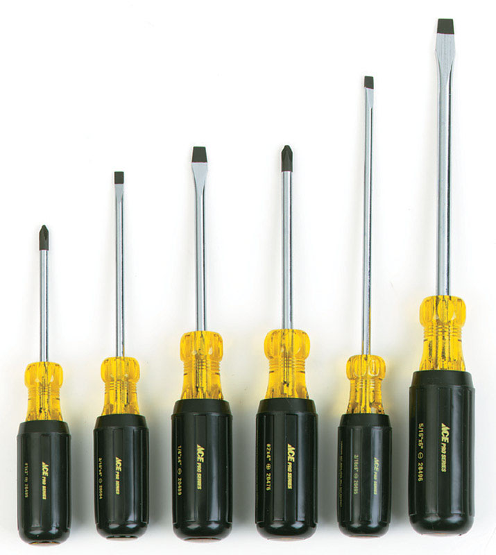 Ace Pro Pro Screwdriver Set 6 pc