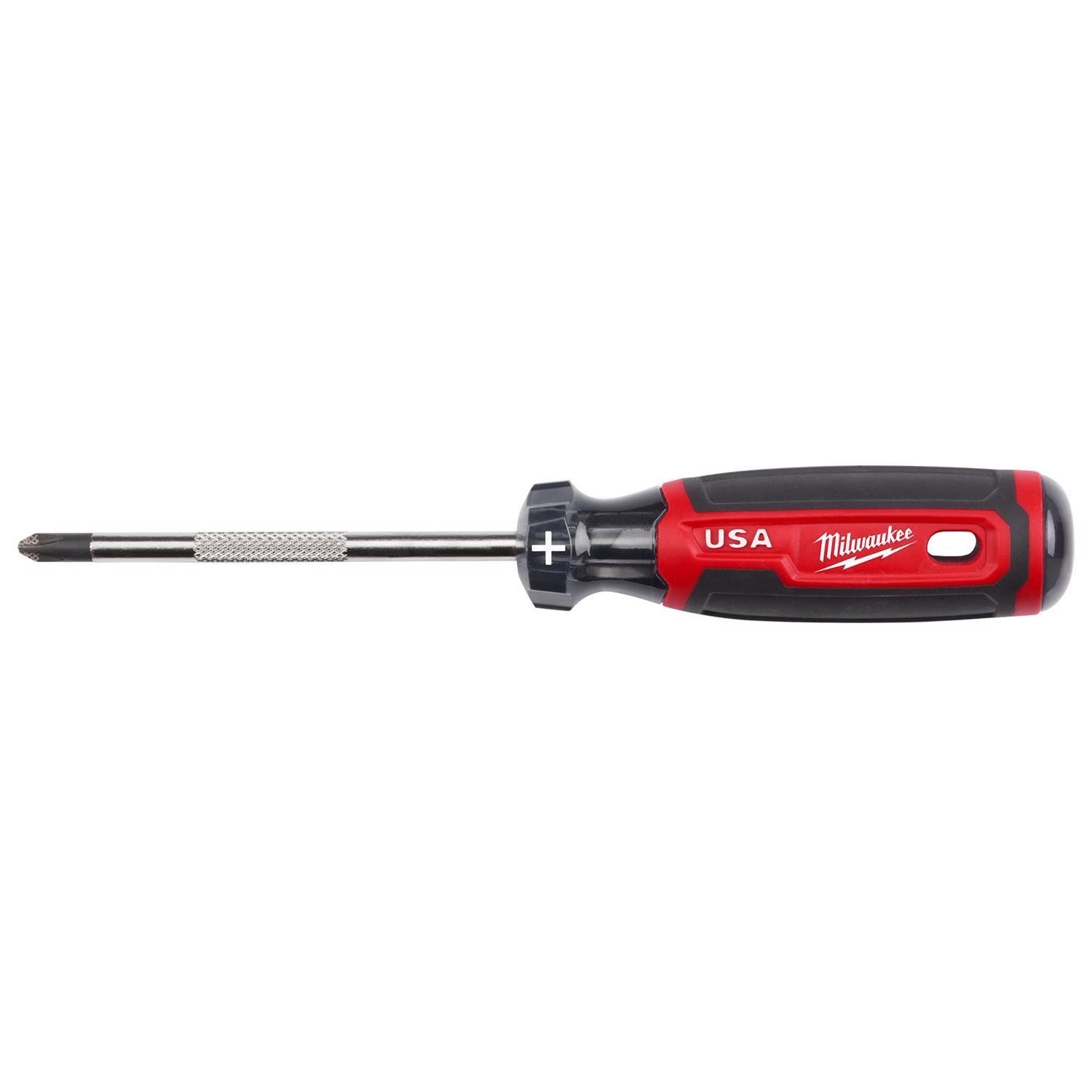 Milwaukee #2 X 4 in. L Phillips/Square Screwdriver 1 pk