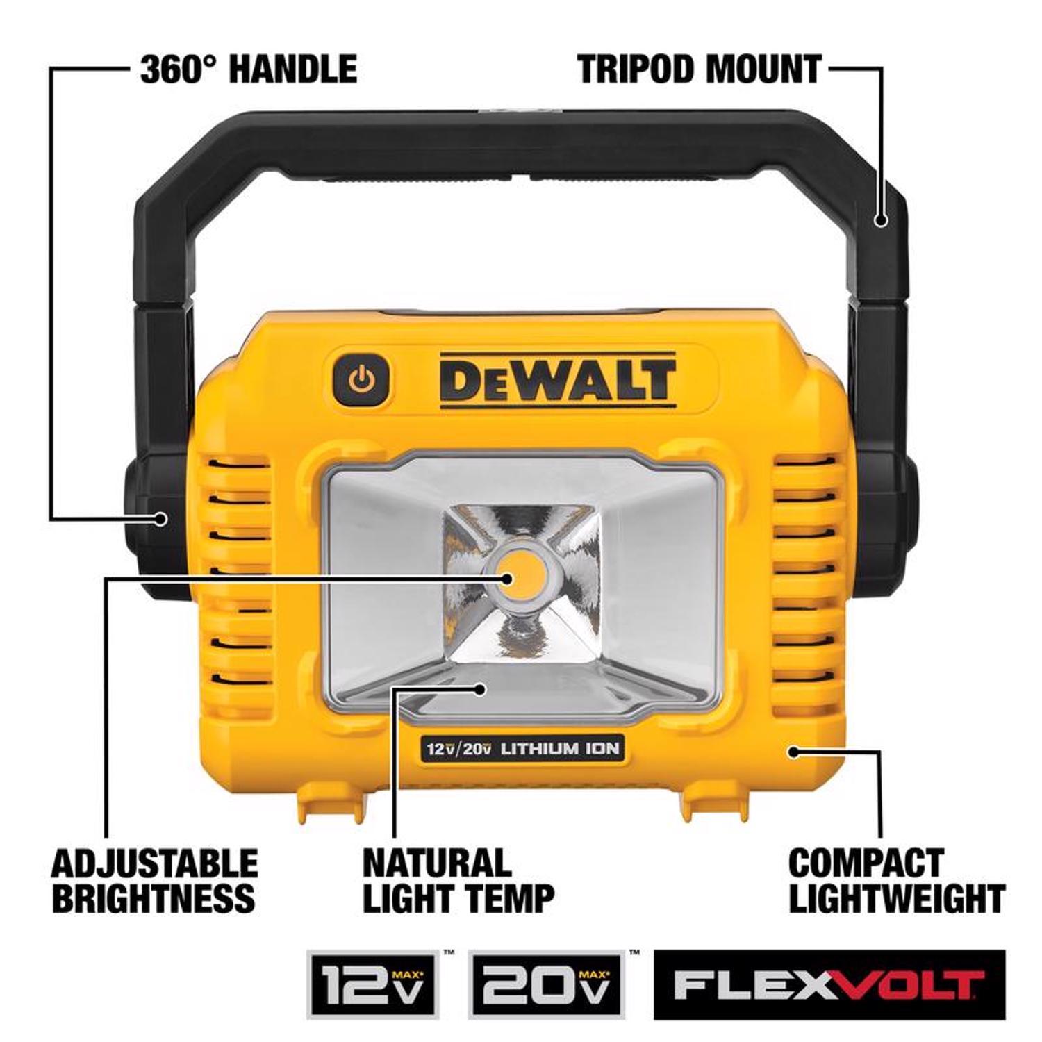 DeWalt 20V MAX 2000 lm LED Battery Handheld Compact Task Light