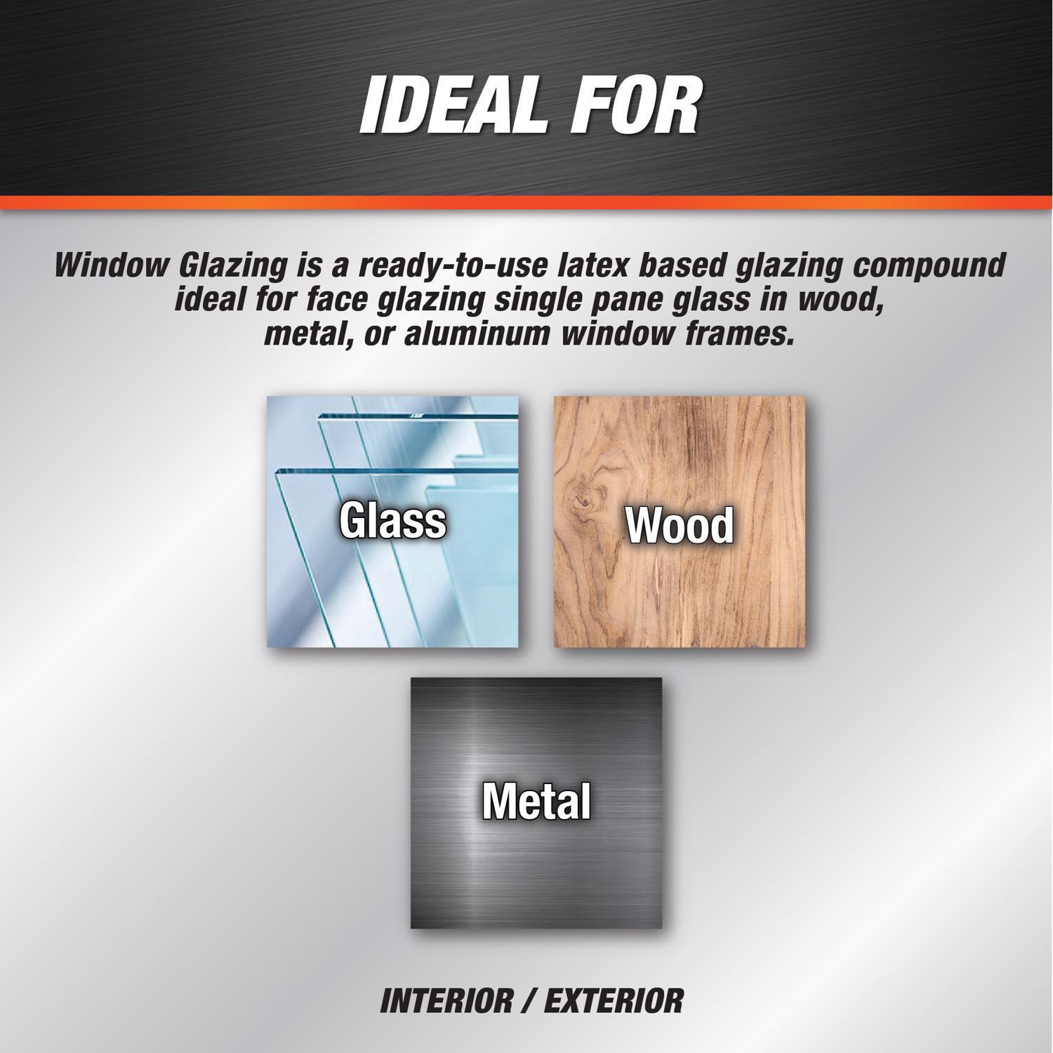 DAP White Latex Window Glazing 10.1 oz