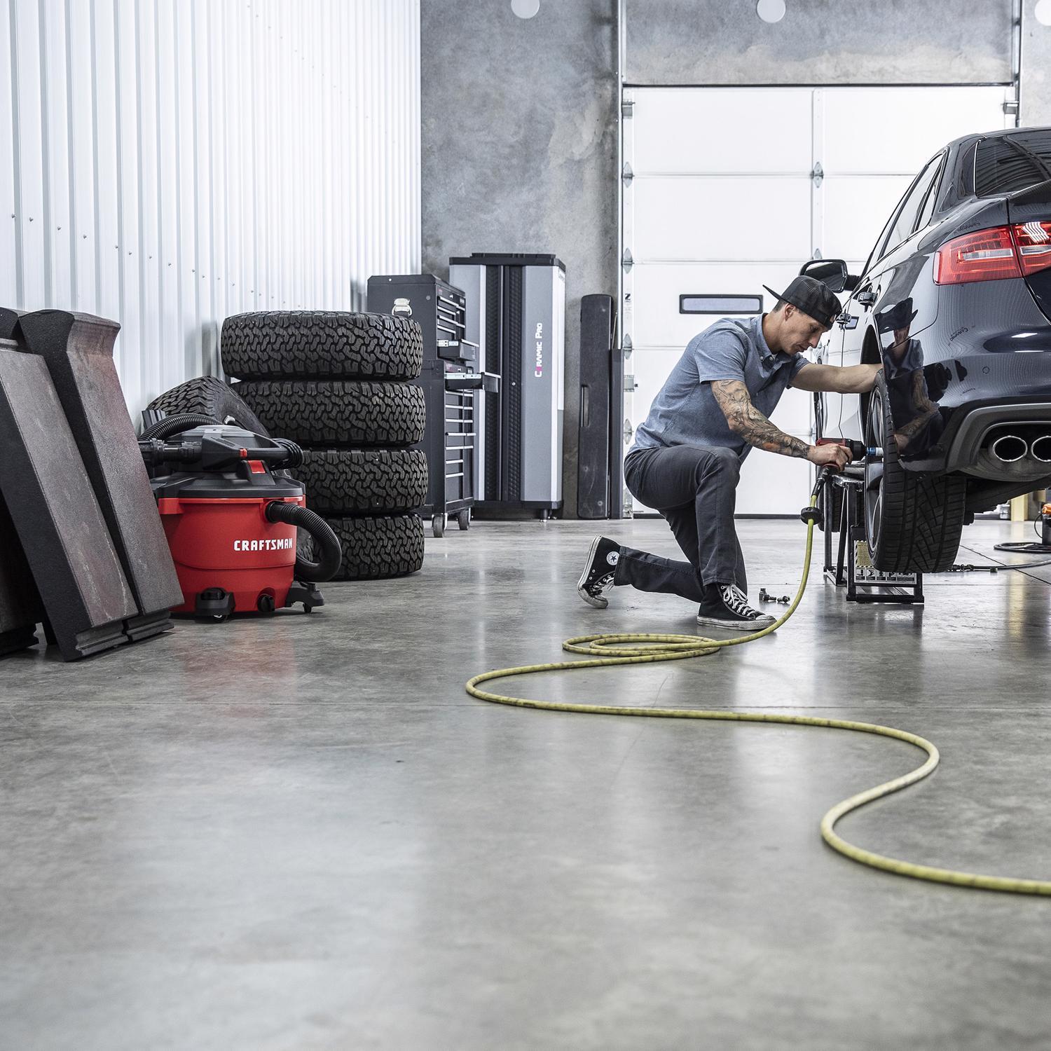 Craftsman 4 in. L X 4 in. W X 2-1/2 in. D Air Diffuser and Muffler 1 pc