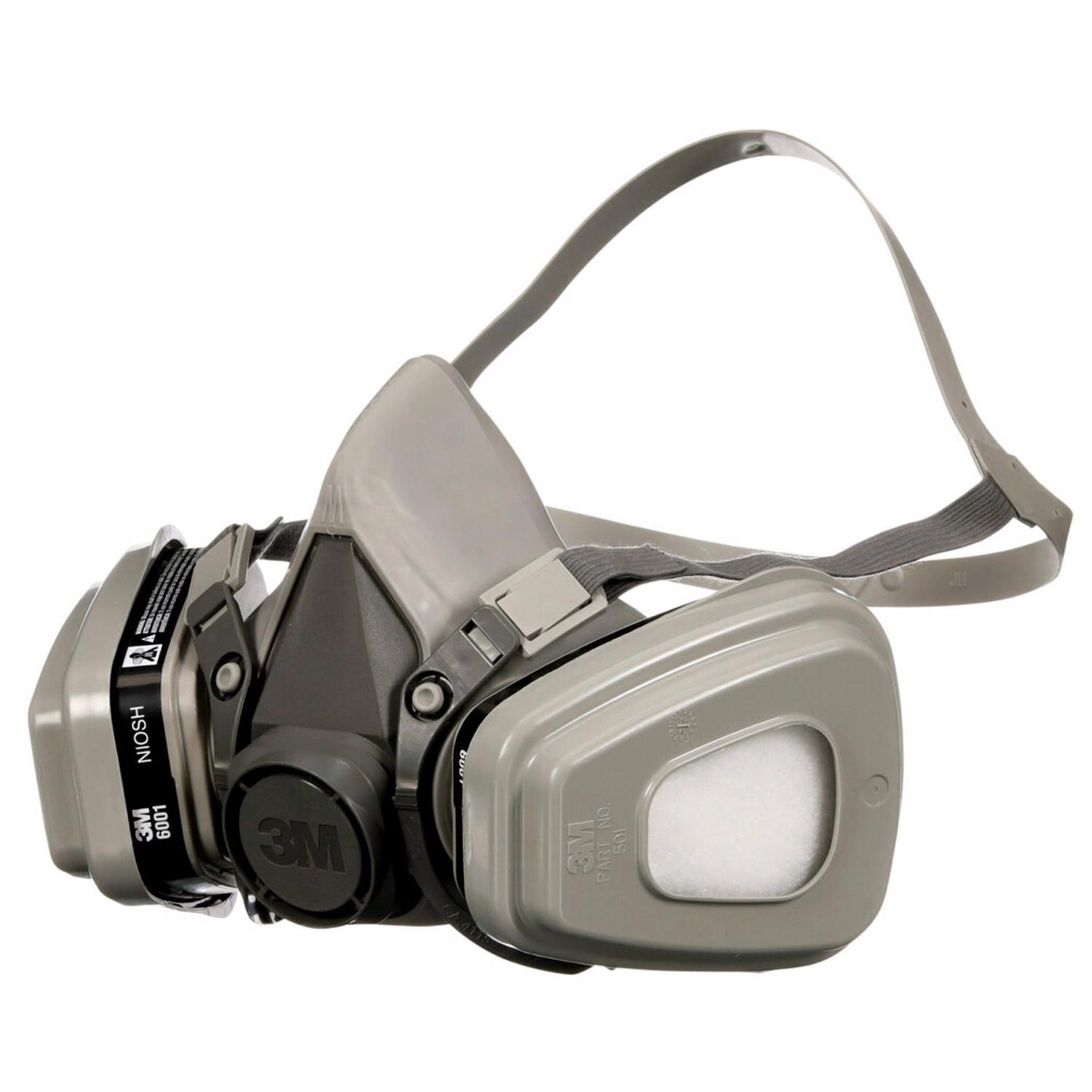 3M P95 Paint Project Half Face Respirator Valved Gray M 1 pc
