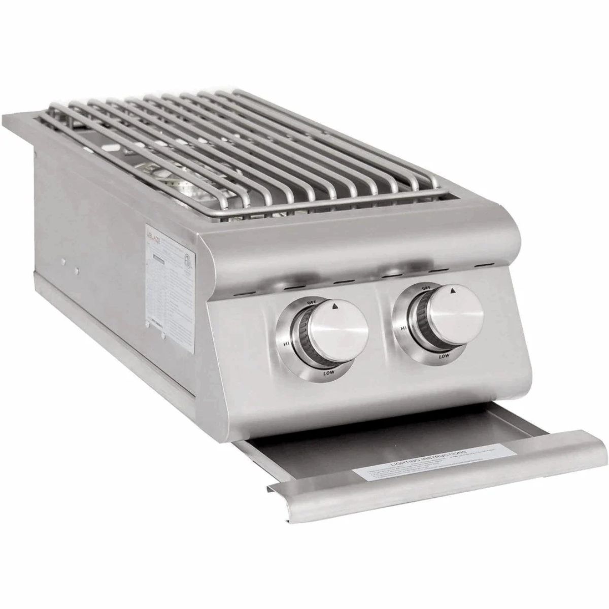 Blaze Side Burner Double Built-In LTE with Lights LP Gas