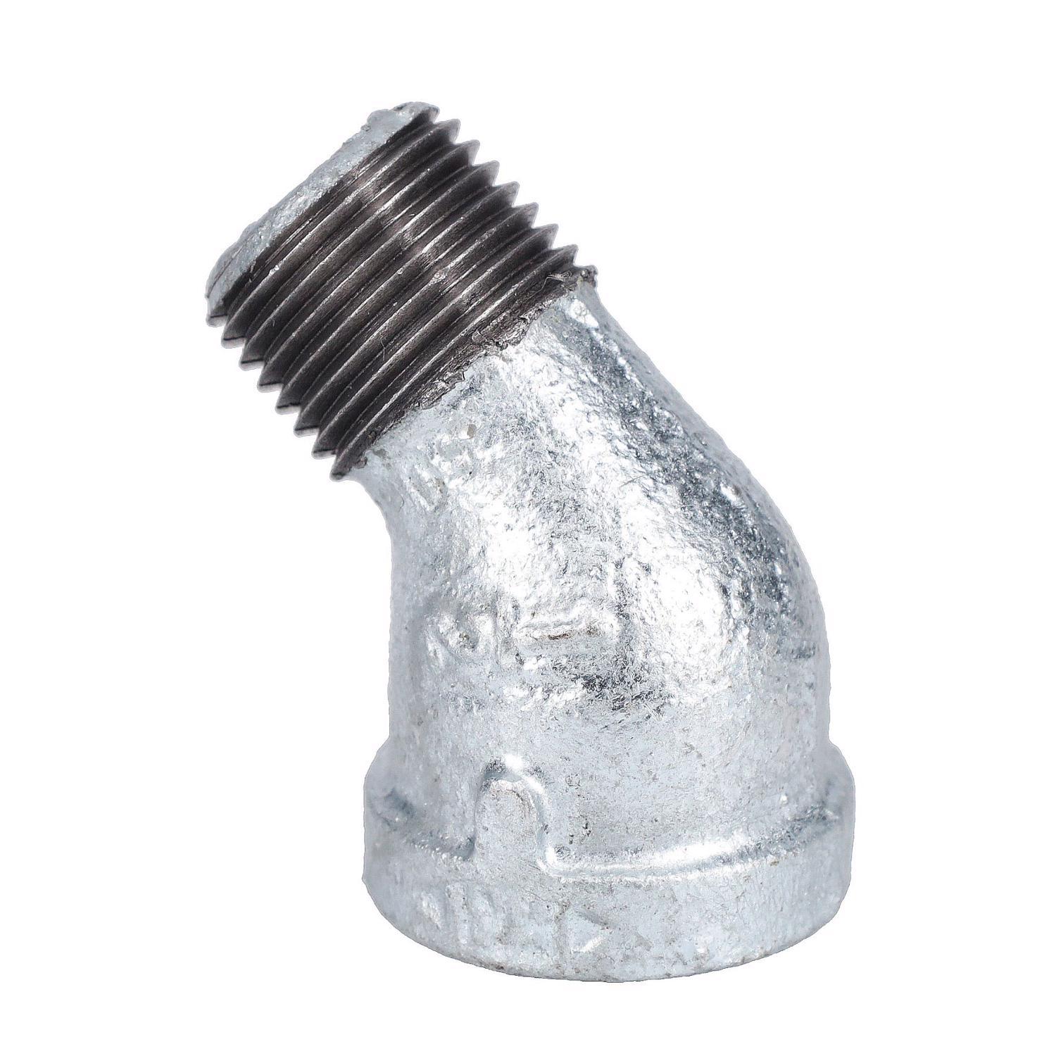 STZ Industries 1/2 in. FIP each X 1/2 in. D MIP Galvanized Malleable Iron 45 degree Street Elbow