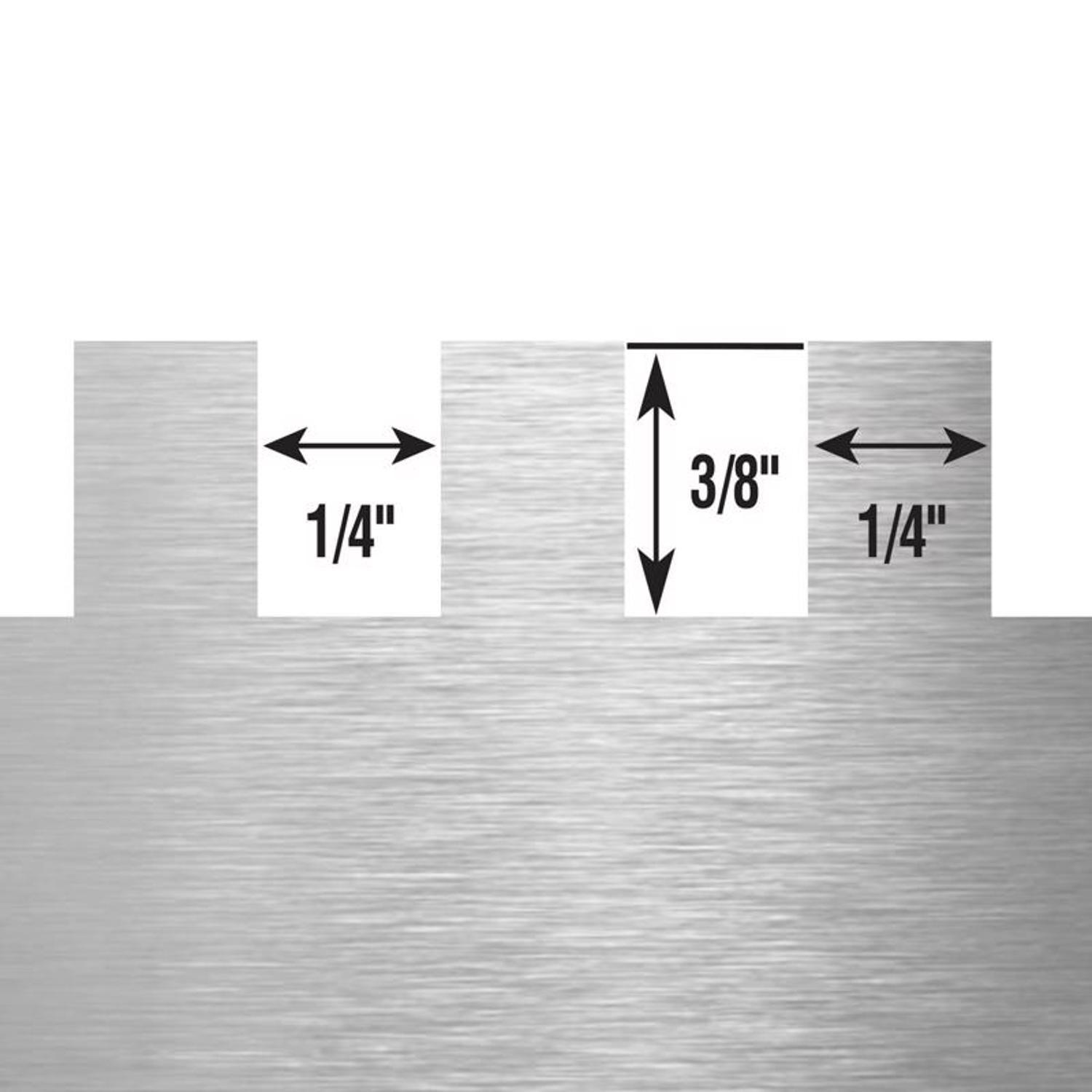 QEP 9 in. W X 4 in. L Steel Square Notched Trowel