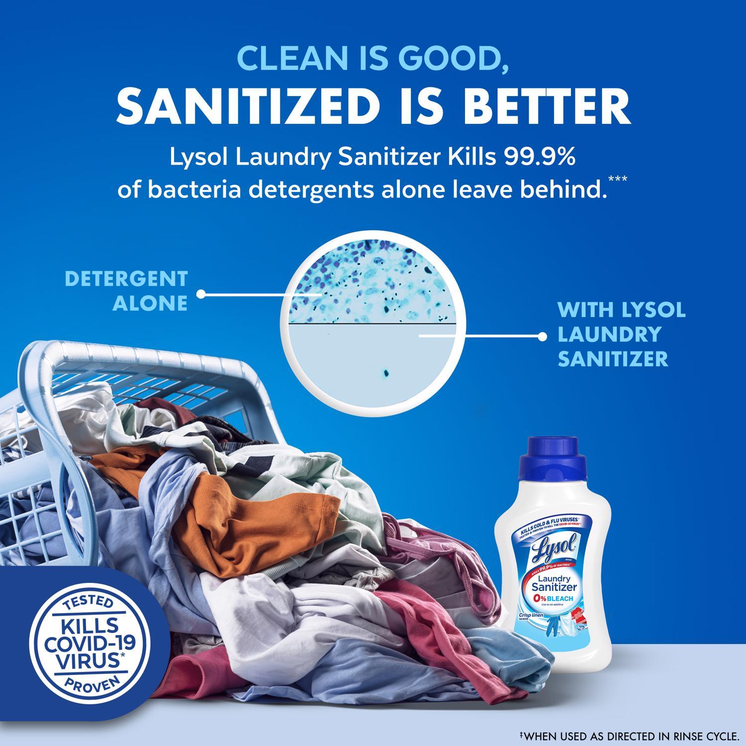 Lysol Crisp Linen Scent Fabric Sanitizer Liquid 41 oz 1 pk