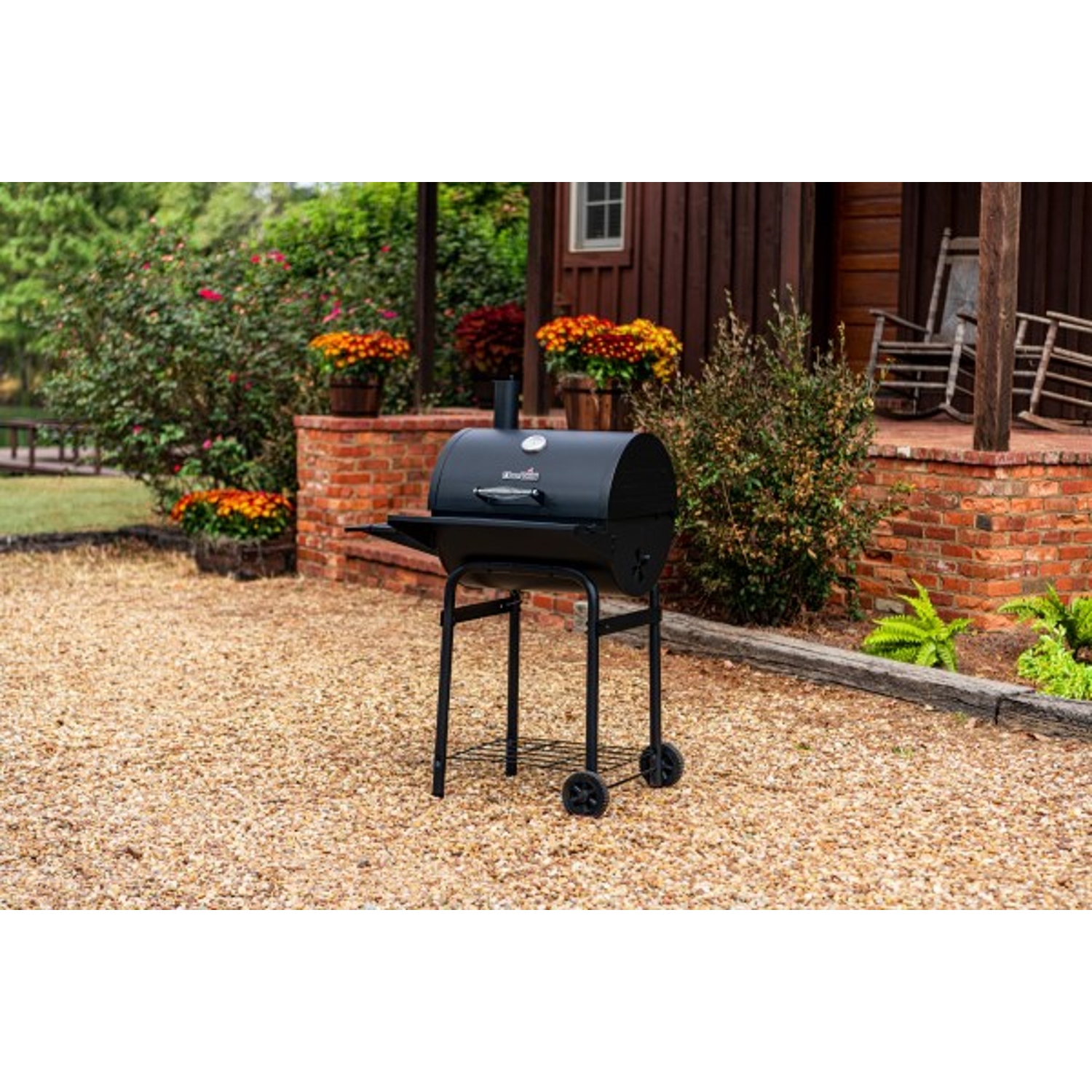 CharBroil 25 in. Charcoal Grill Black Stine Home + Yard The Family