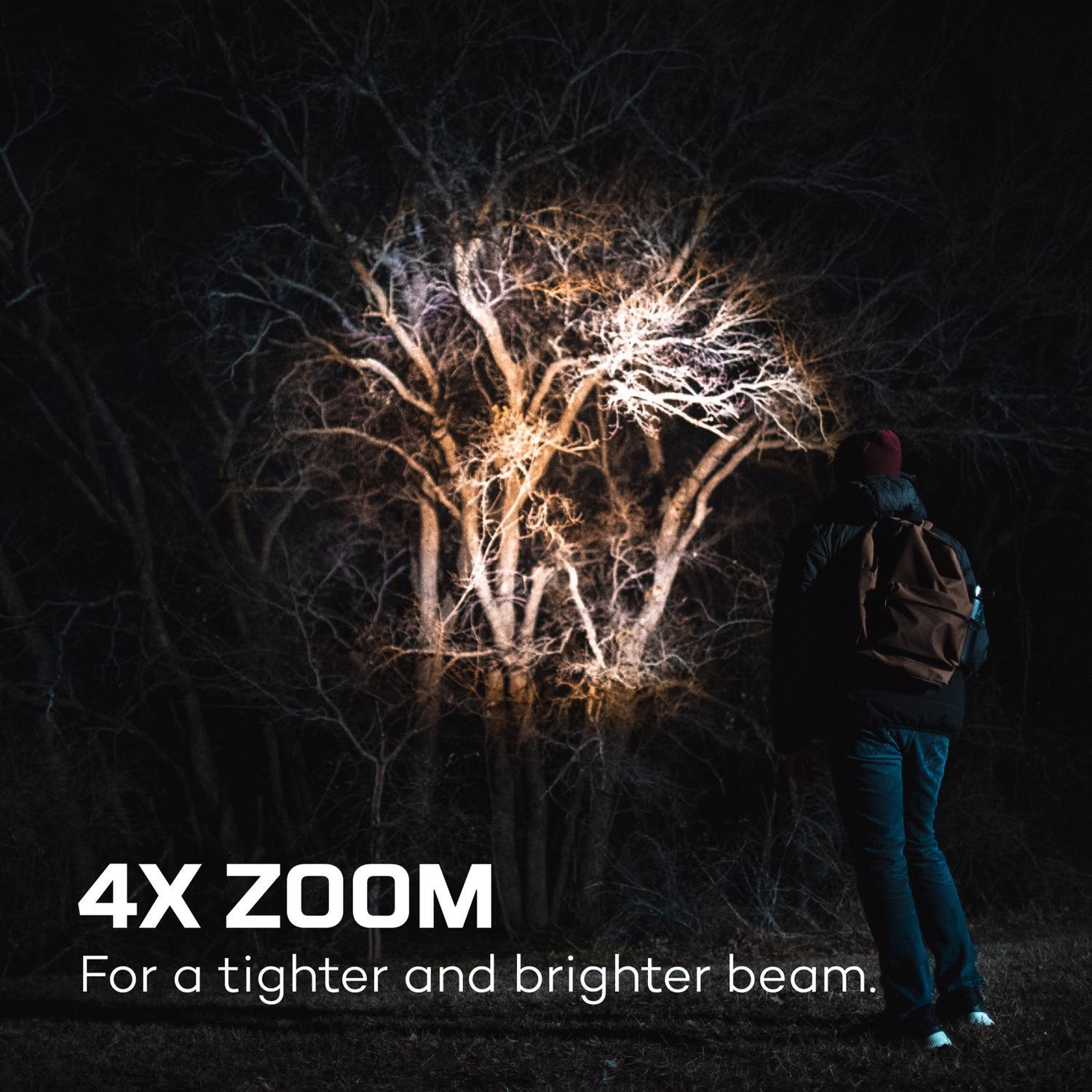 NEBO Newton 500 lm Black LED Flashlight AAA Battery