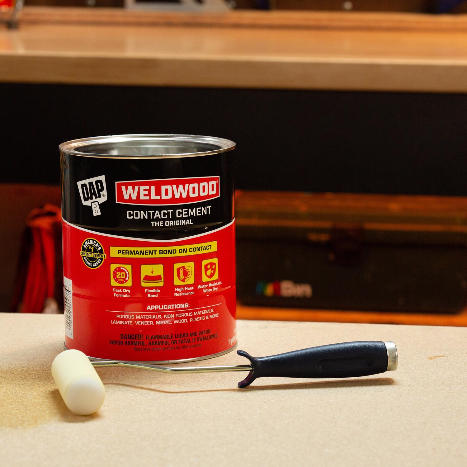 DAP Weldwood High Strength Rubber Tan Contact Cement 1 pt