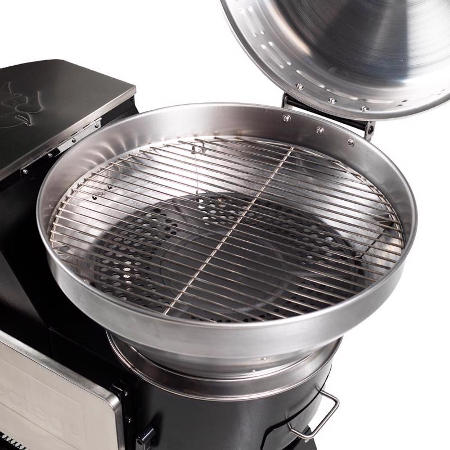 Recteq B380X Bullseye Deluxe 380 Wood Pellet WiFi Grill and Smoker Black/Silver
