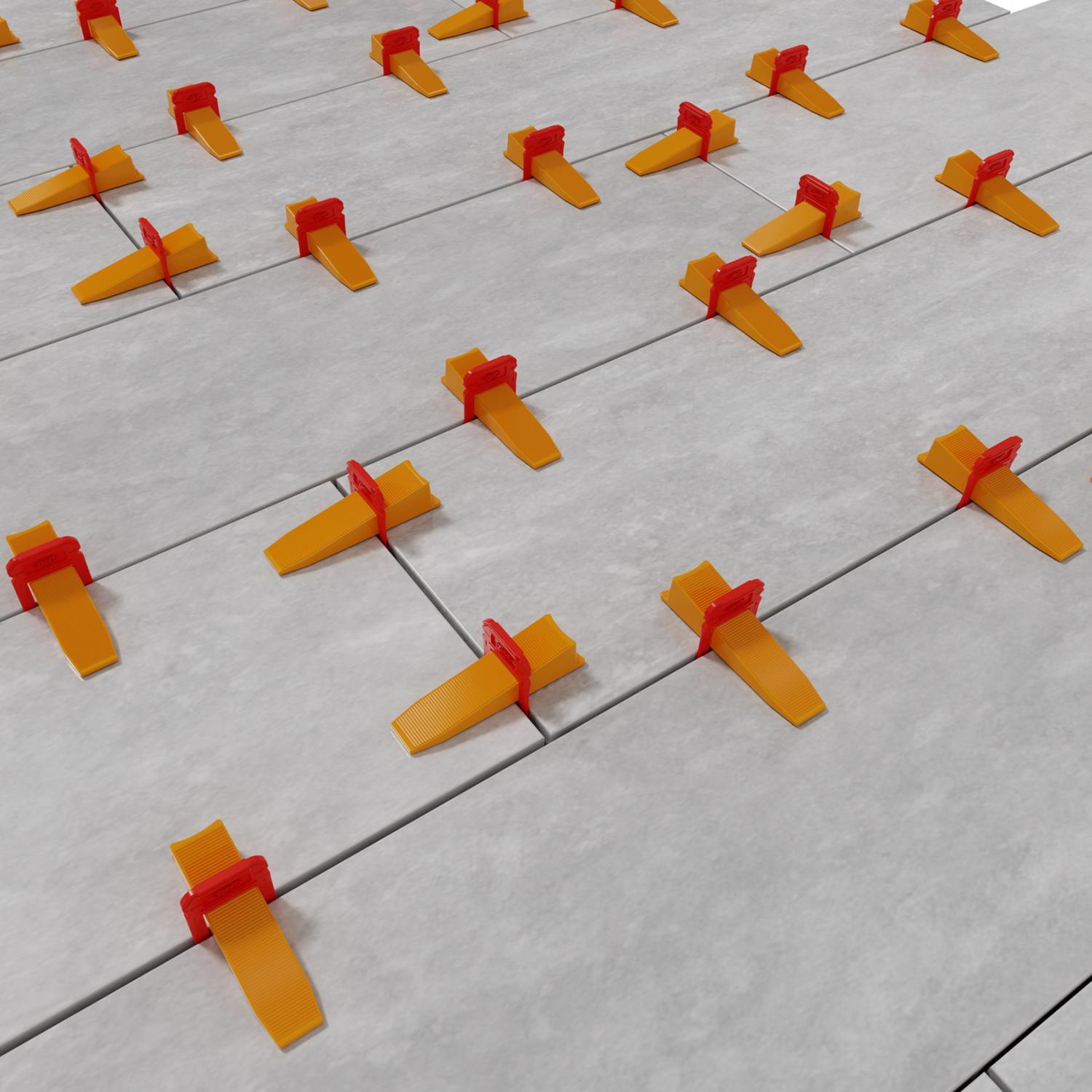 QEP Xtreme 1.29 in. H X 0.13 in. W Plastic Tile Leveling Clips 500 pc