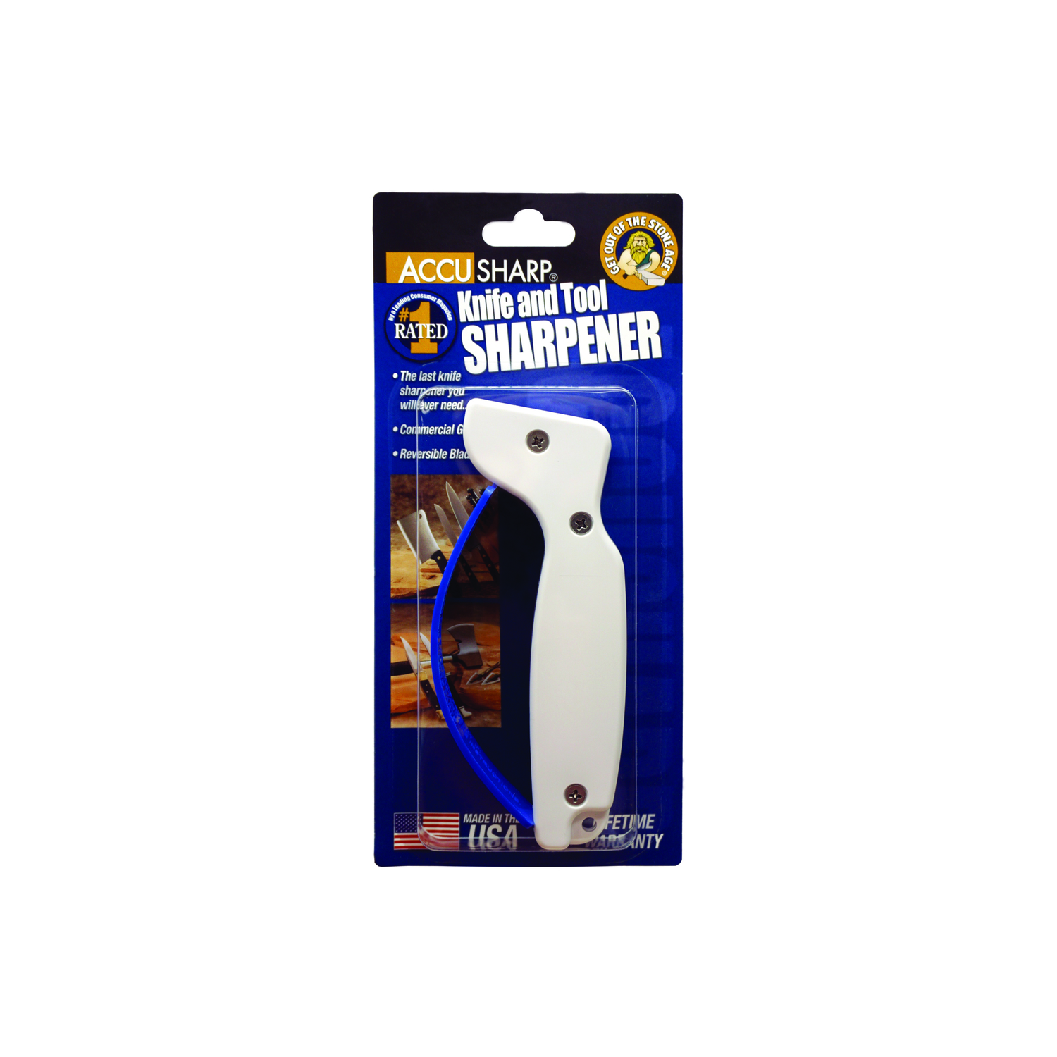 AccuSharp Gloss Tungsten Carbide 1 stage Knife and Tool Sharpener