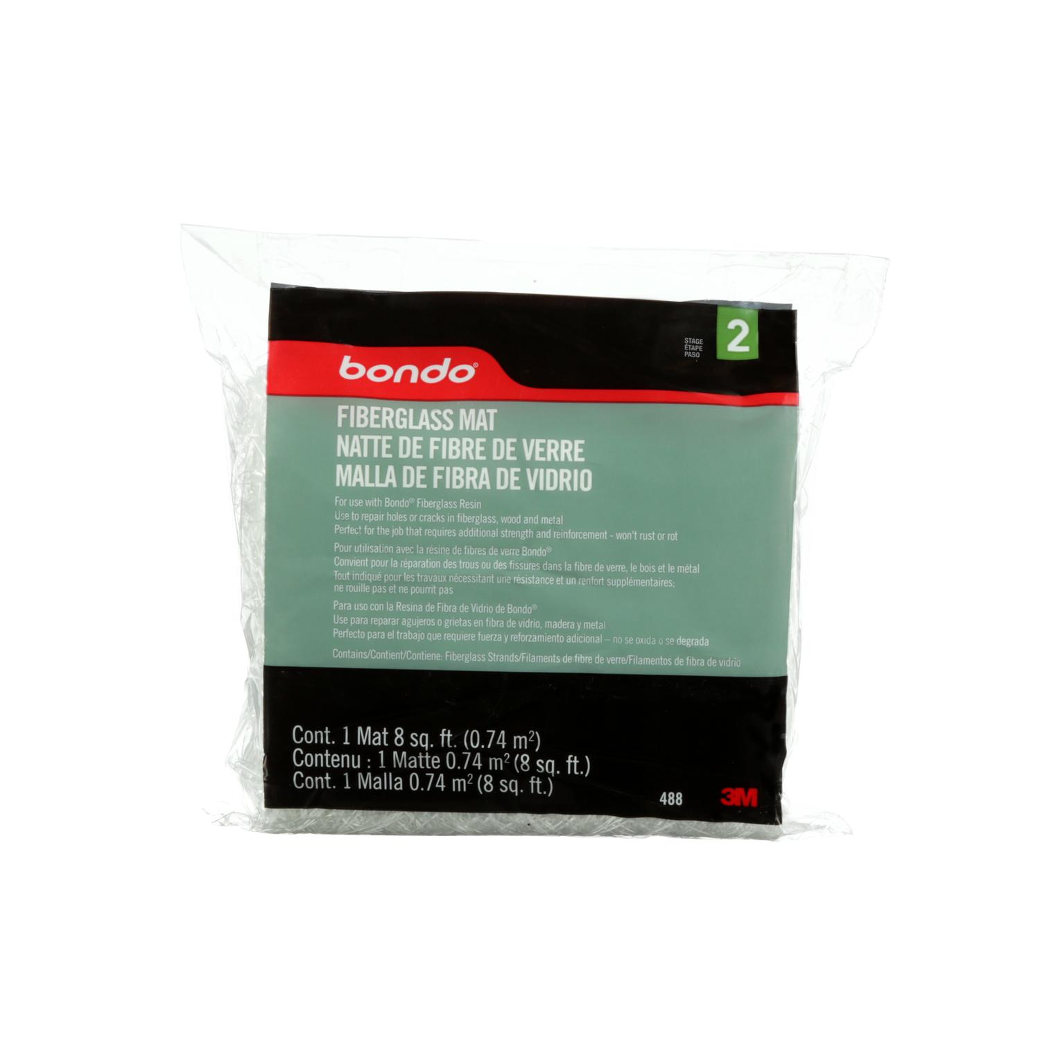 Bondo Fiberglass Mat 8 sq ft