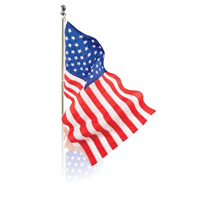 Valley Forge American Flag Kit 36 in. H X 60 in. W