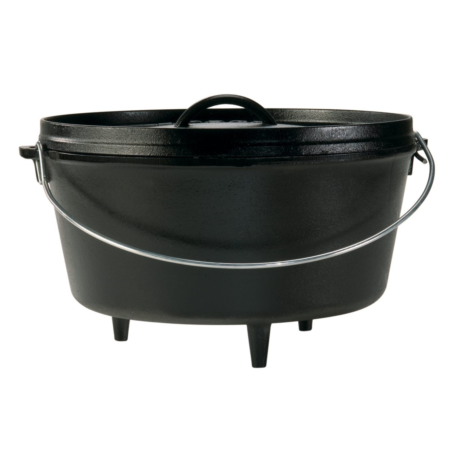 Lodge Cast Iron Dutch Oven 12 in. 8 qt Black