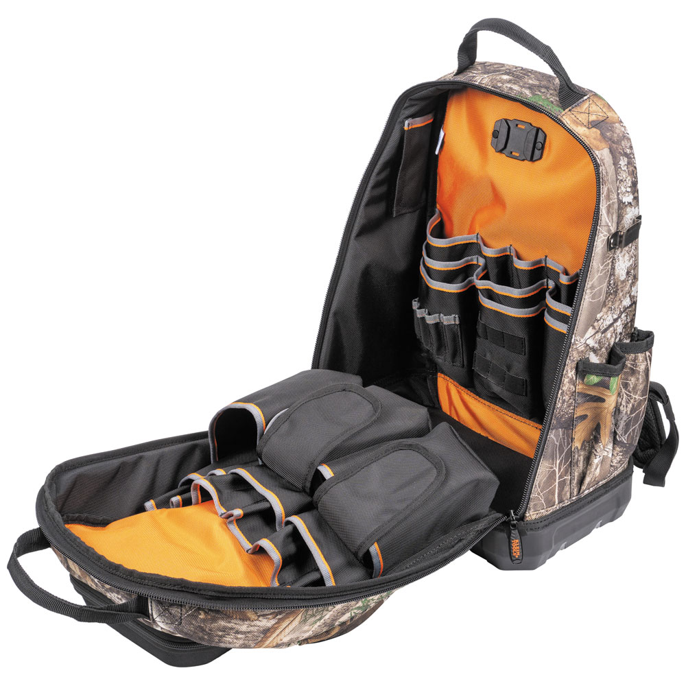 Klein Tradesman Pro XL Tool Bag Backpack, 40 Pockets, Camo