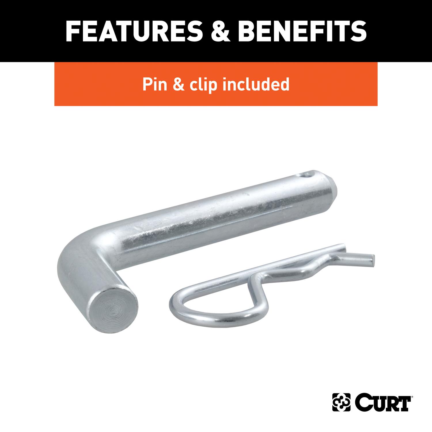 CURT 7500 lb. cap. 2 in. Ball Mount Kit