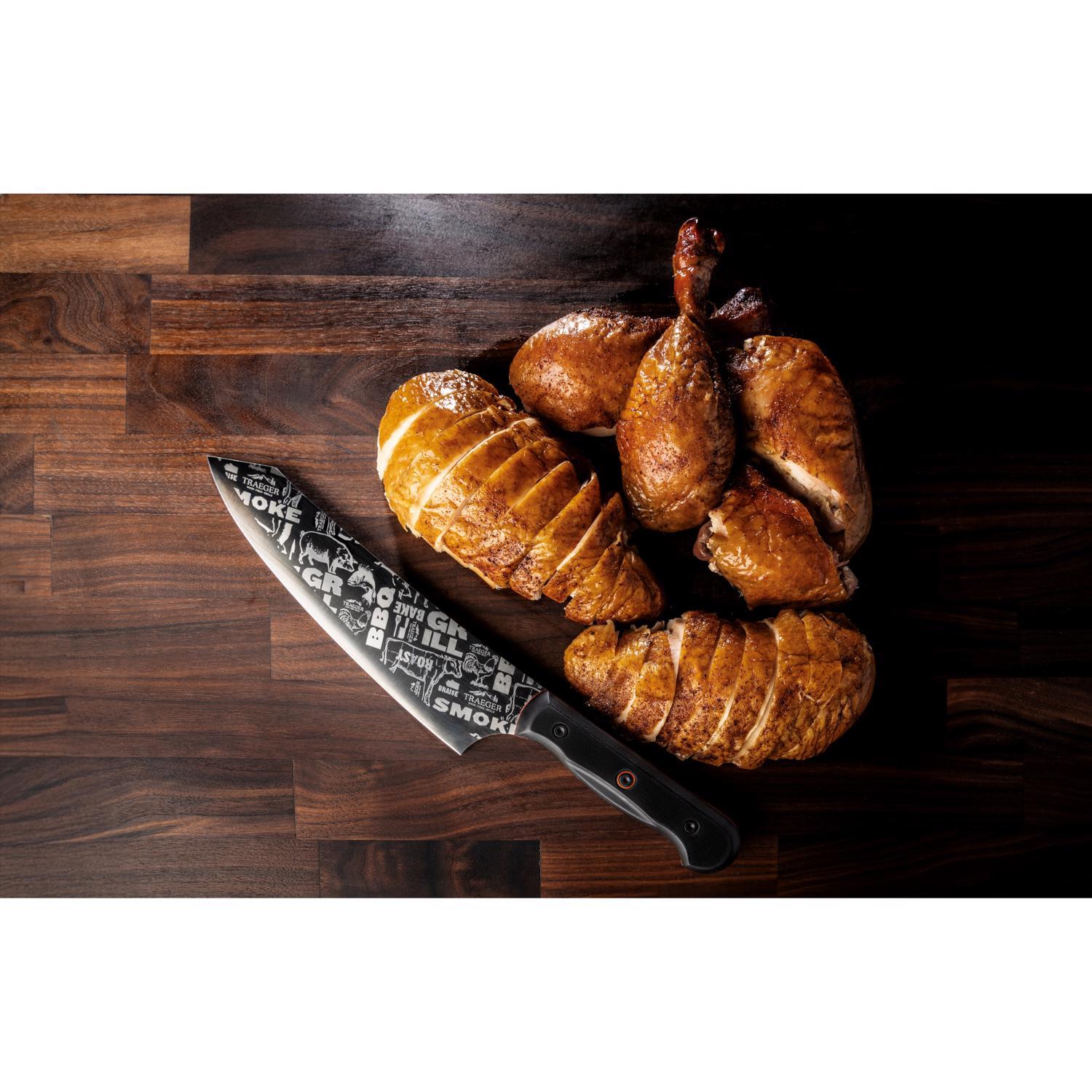 Traeger Stainless Steel Silver Carving Knife