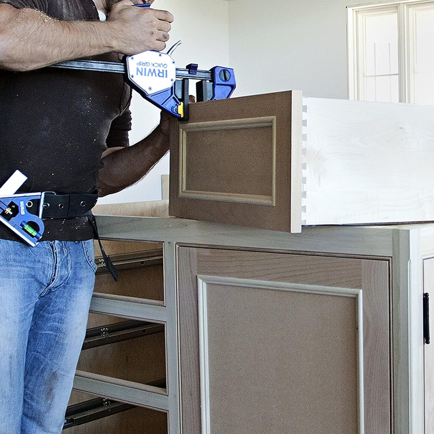 Irwin Quick-Grip 12 in. X 2-7/16 in. D Bar Clamp 100 lb