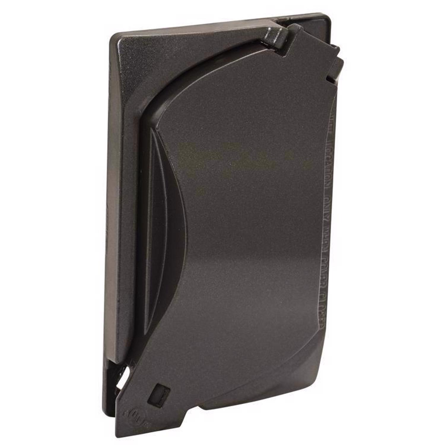 Sigma Engineered Solutions Rectangle Metal 1 gang 4.57 in. H X 2.81 in. W Universal Cover