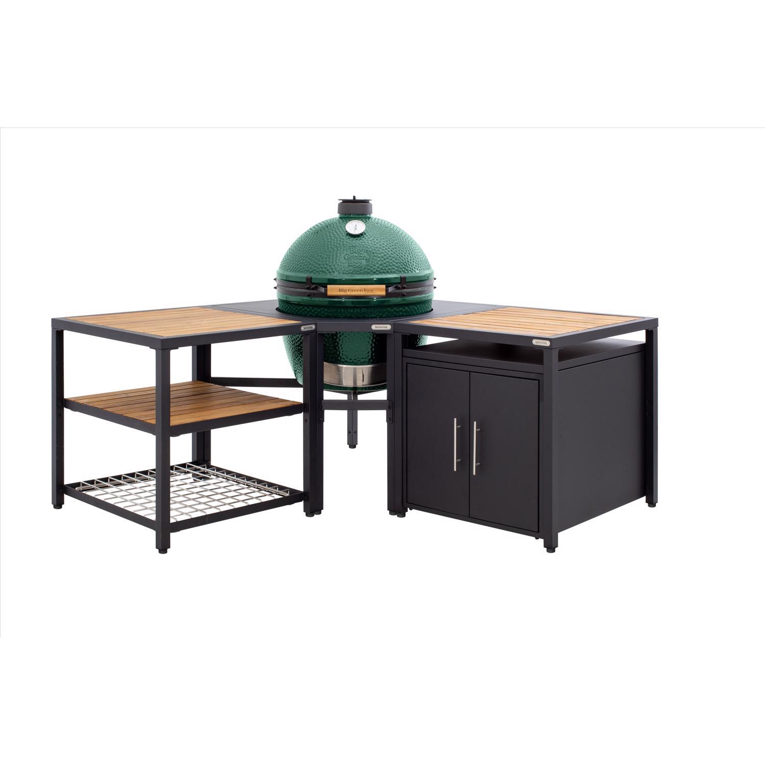Big Green Egg Nest Expansion Cabinet Aluminum 30.5 in. H X 30 in. W X 30 in. L