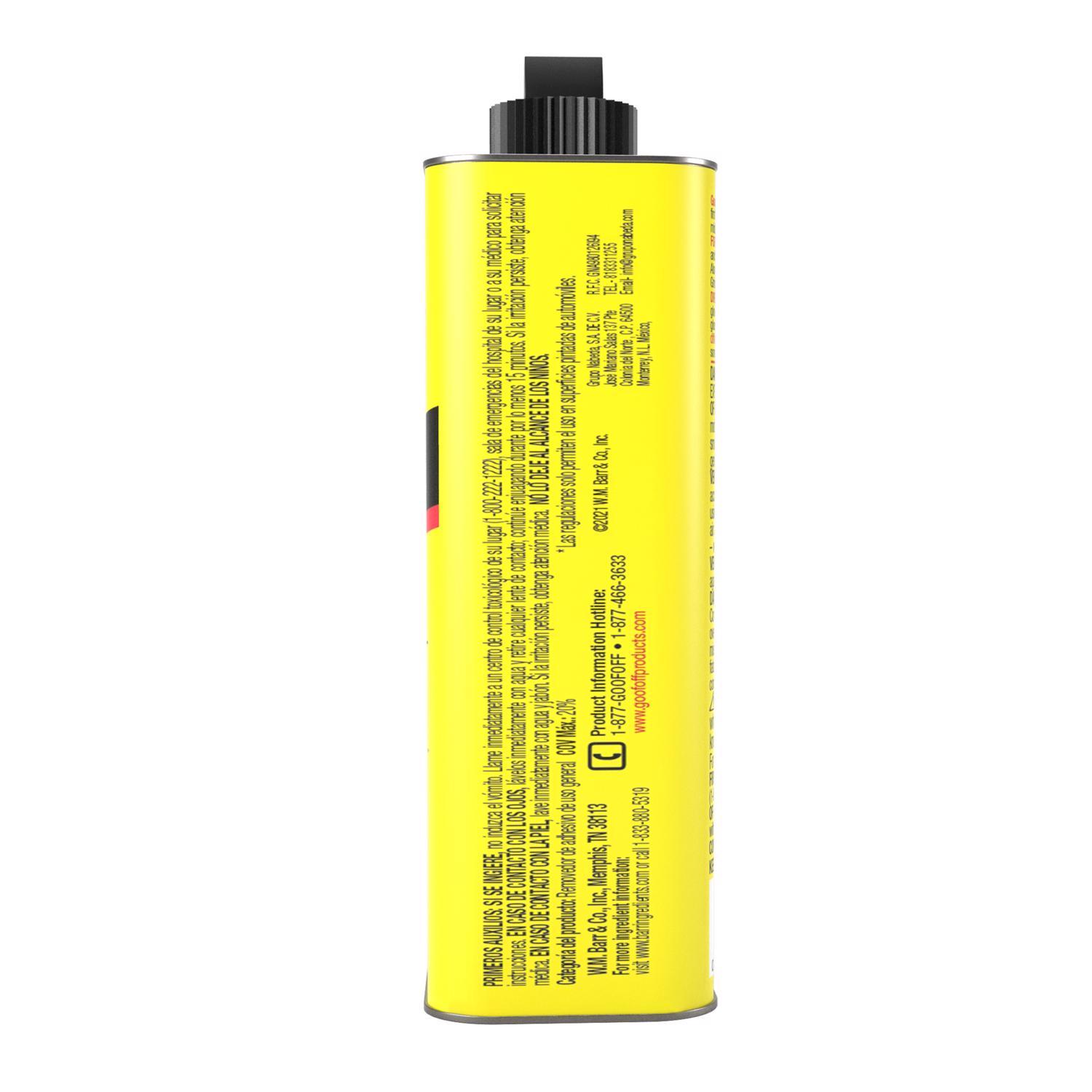 Goof Off Pro Strength Liquid Adhesive Remover 6 oz