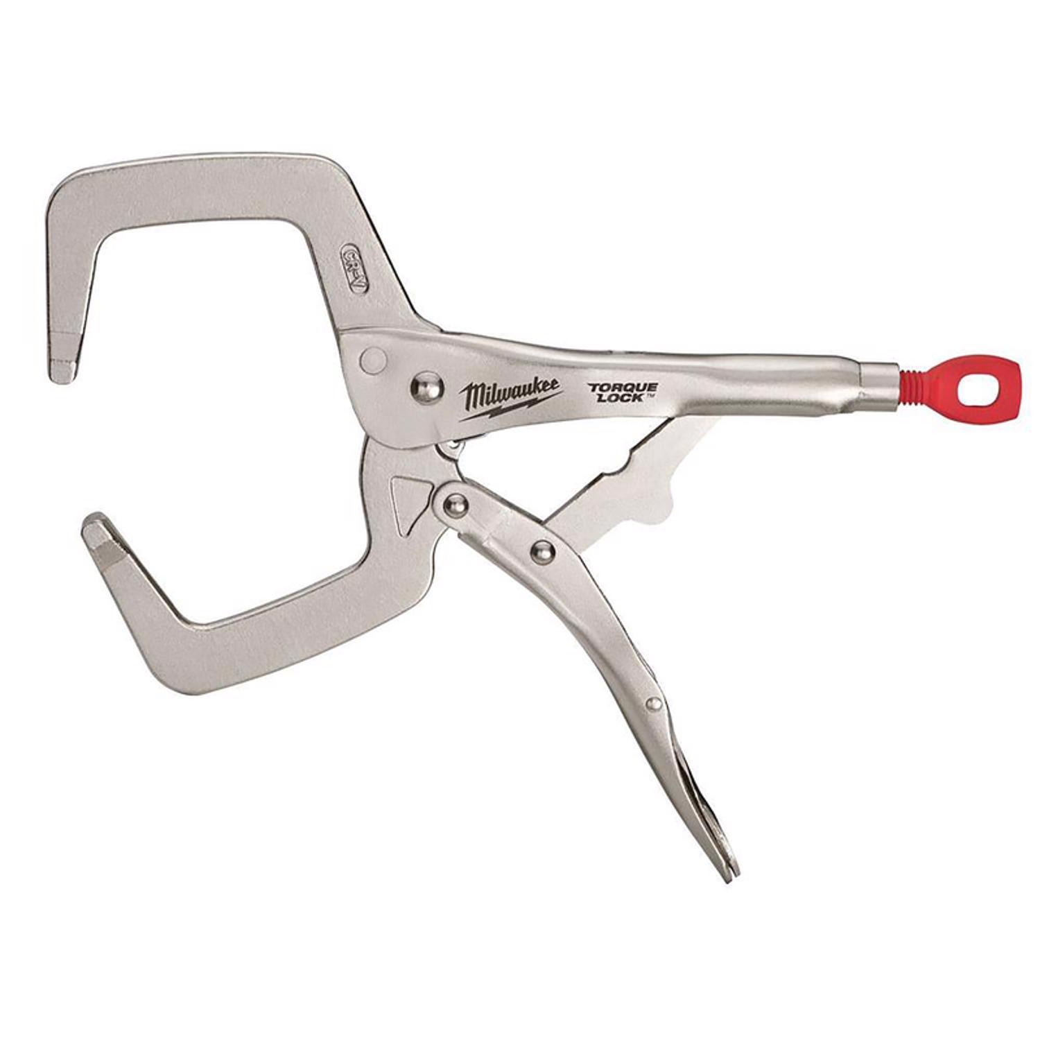 Milwaukee Torque Lock 2 in. X 2-1/8 in. D Locking C-Clamp 500 lb 1 pc