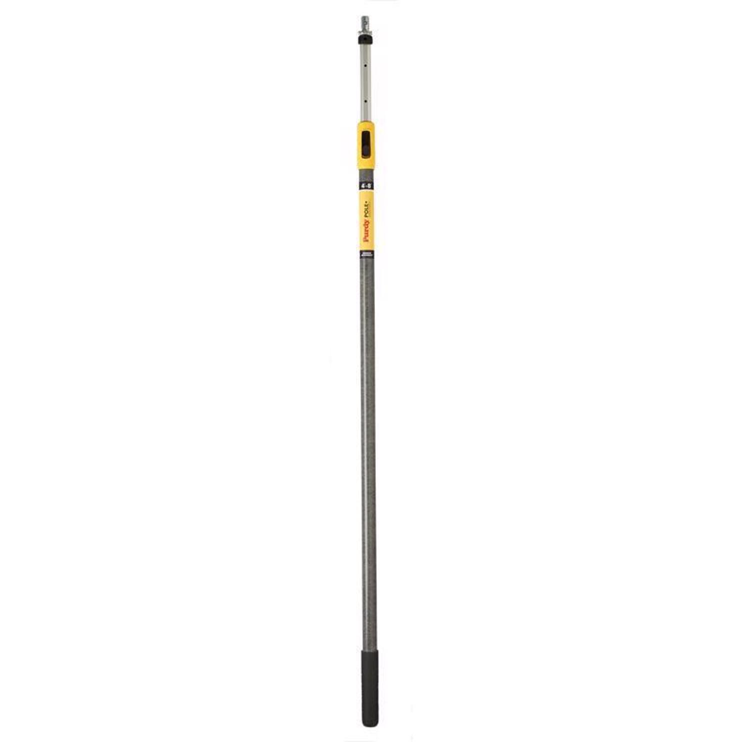 Purdy POWER LOCK Telescoping 4-8 ft. L X 1 in. D Fiberglass Extension Pole