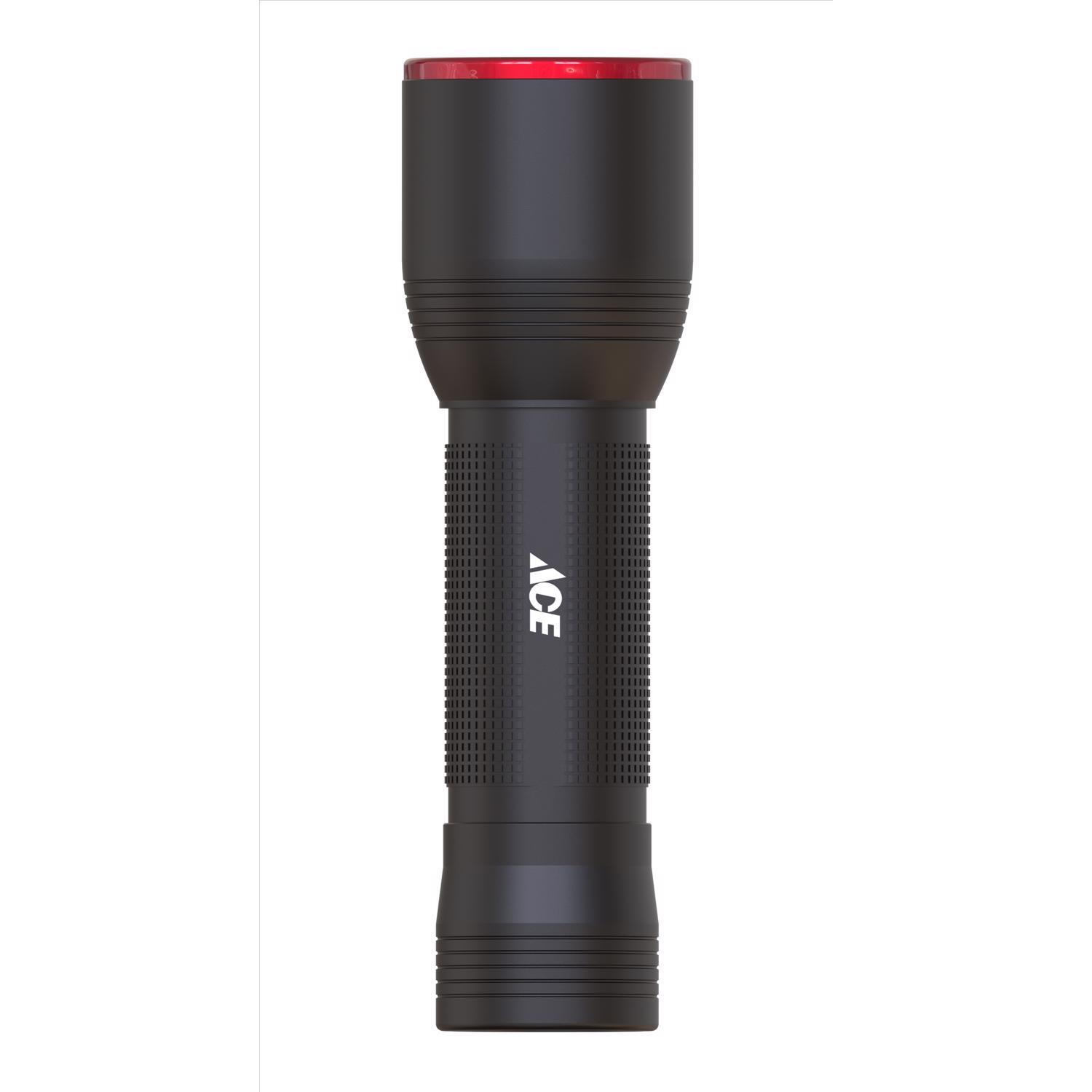 Ace 100 lm Black LED Flashlight AAA Battery