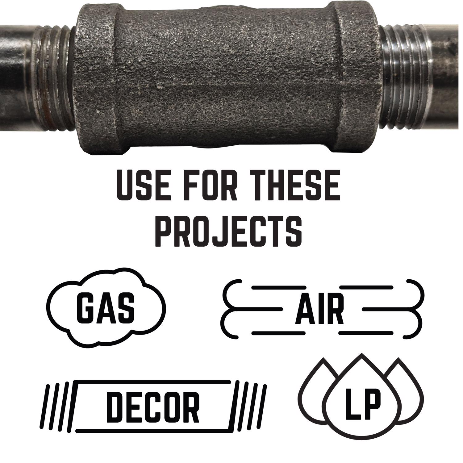 STZ Industries 3/4 in. FIP each Black Malleable Iron Cap