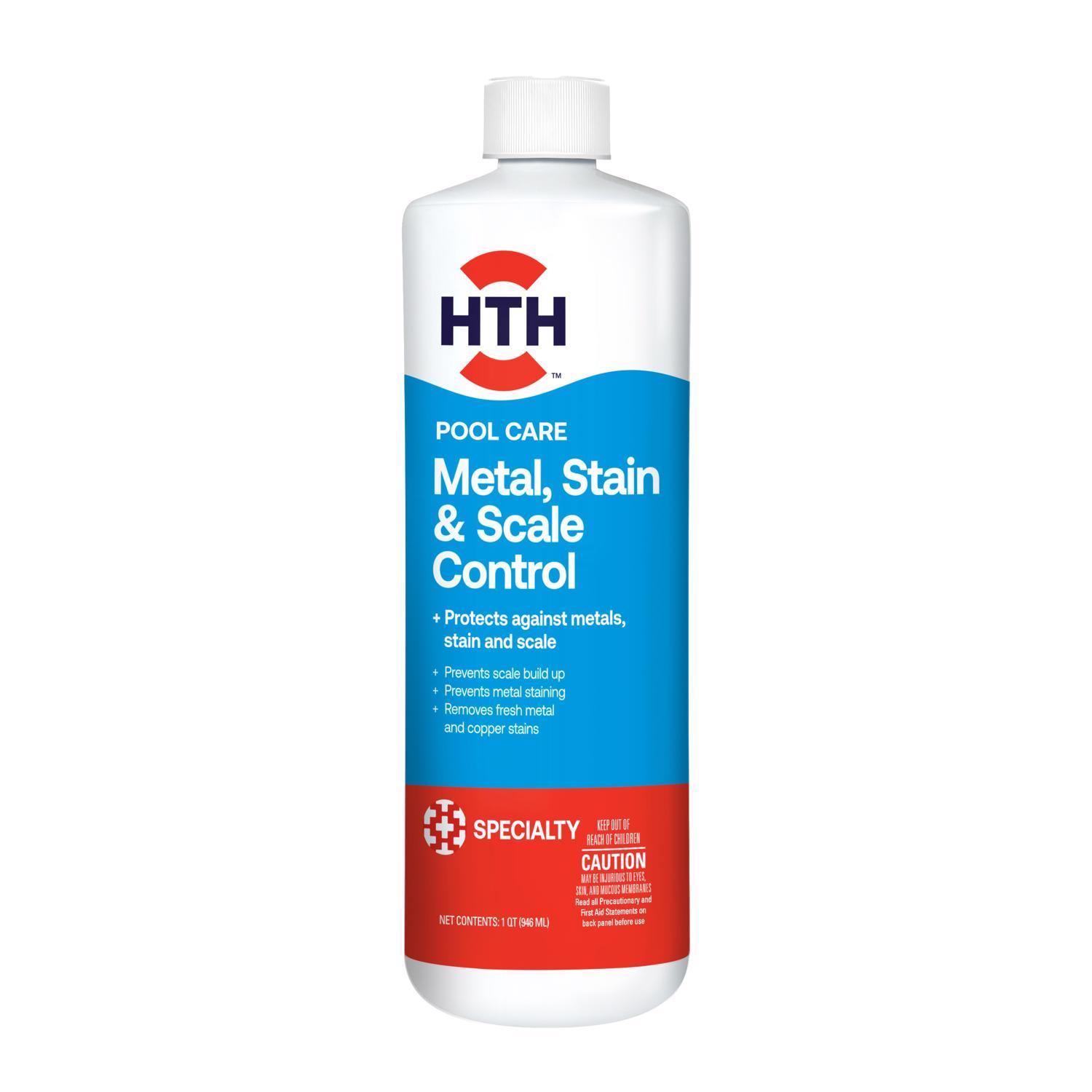 HTH Pool Care Liquid Metal & Stain Control 1 qt
