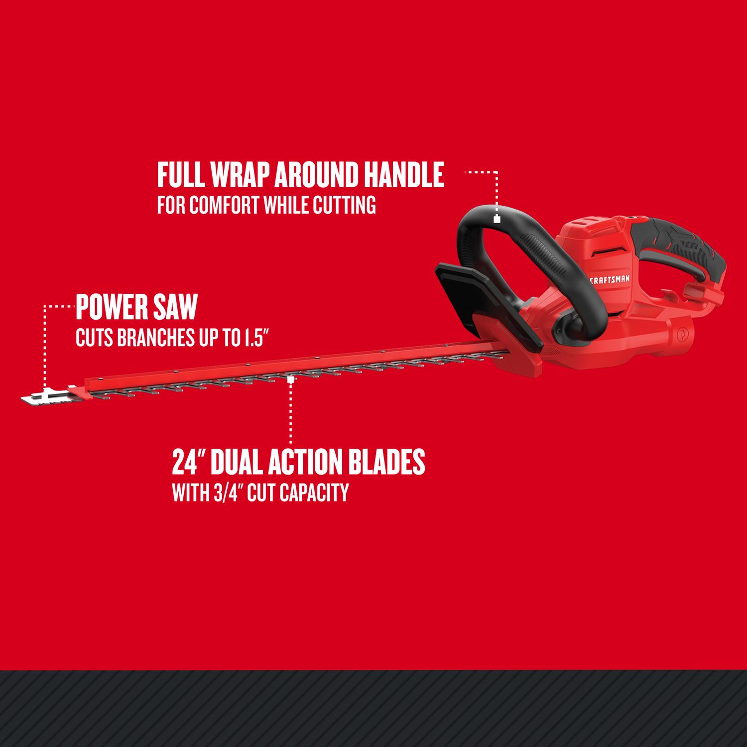 Craftsman CMEHTS8022 22 in. Electric Hedge Trimmer Tool Only