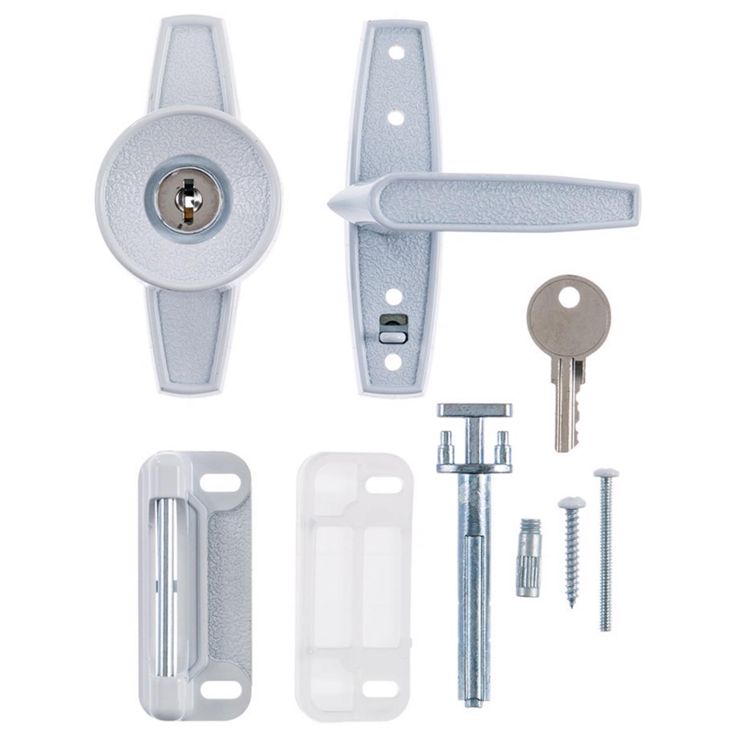 Ace Assorted Metal Keyed Universal Knob Latch 1 pk