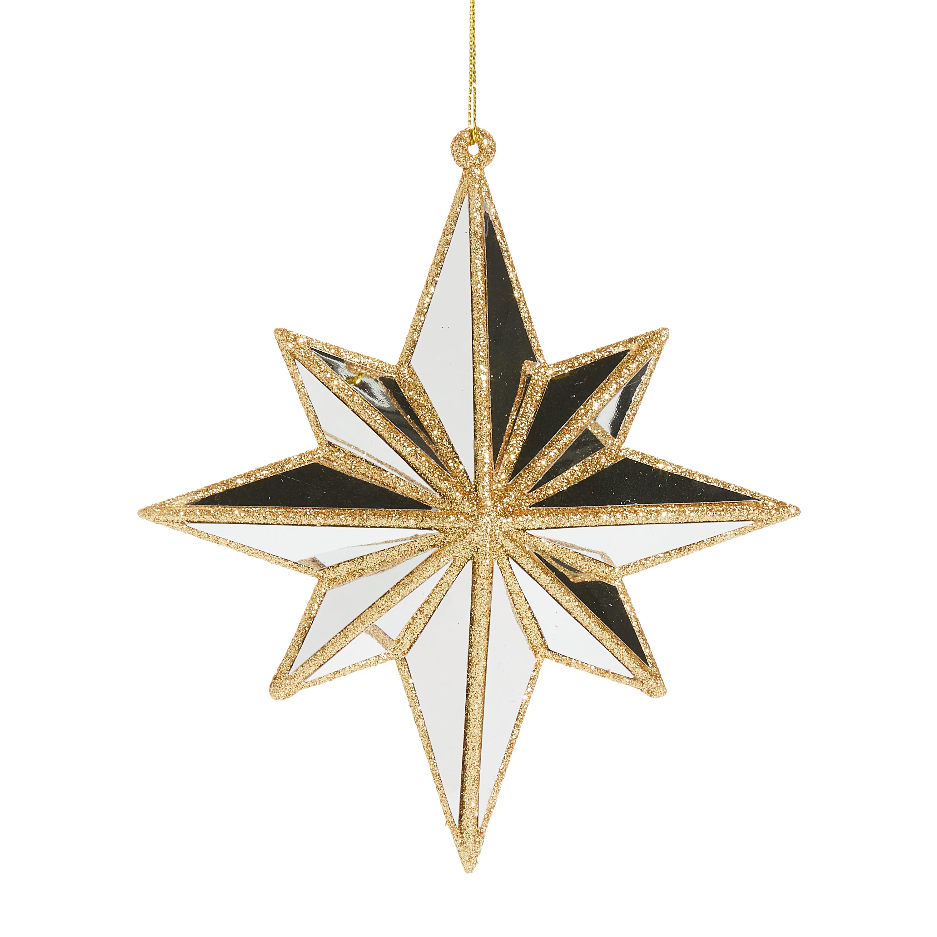 Raz Imports 5.75 in. Mirrored North Star Ornament