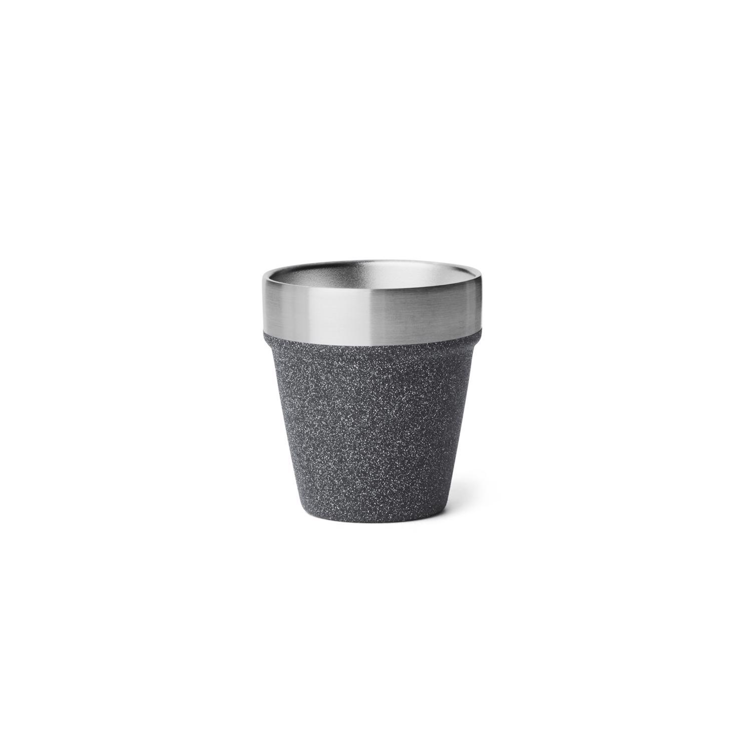 YETI 1.7 oz. Black Stone Stainless Steel Packable Shot Glass Set