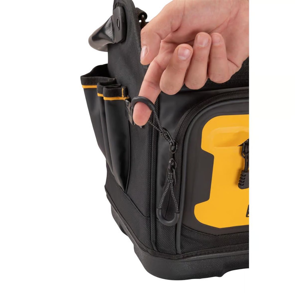 DEWALT Ballistic Nylon Open Top Tool Tote Tool Tote 36 pocket Black/Yellow 1 Piece