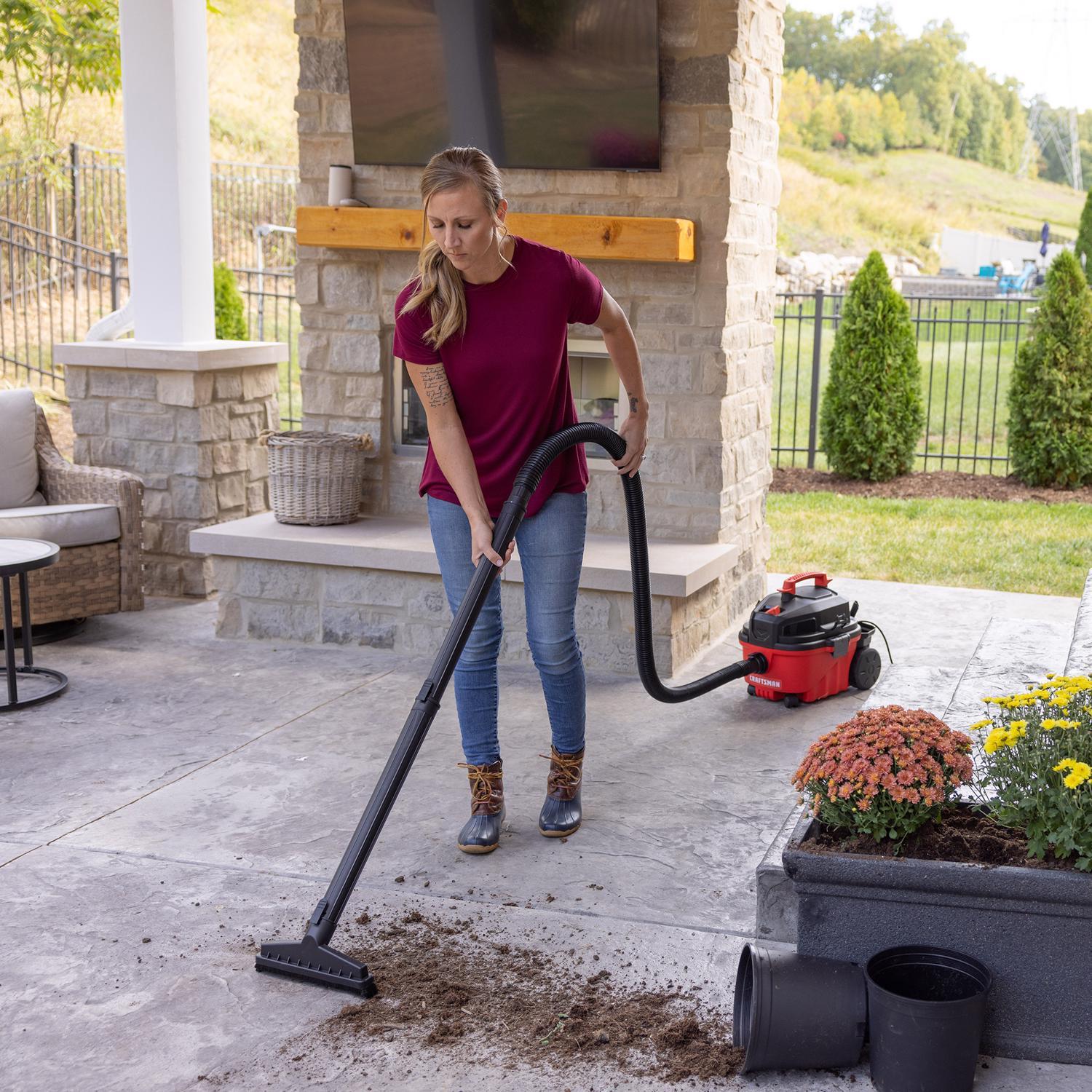 Craftsman 4 in. L X 6 in. W X 1-7/8 in. D Floor Brush 1 pc