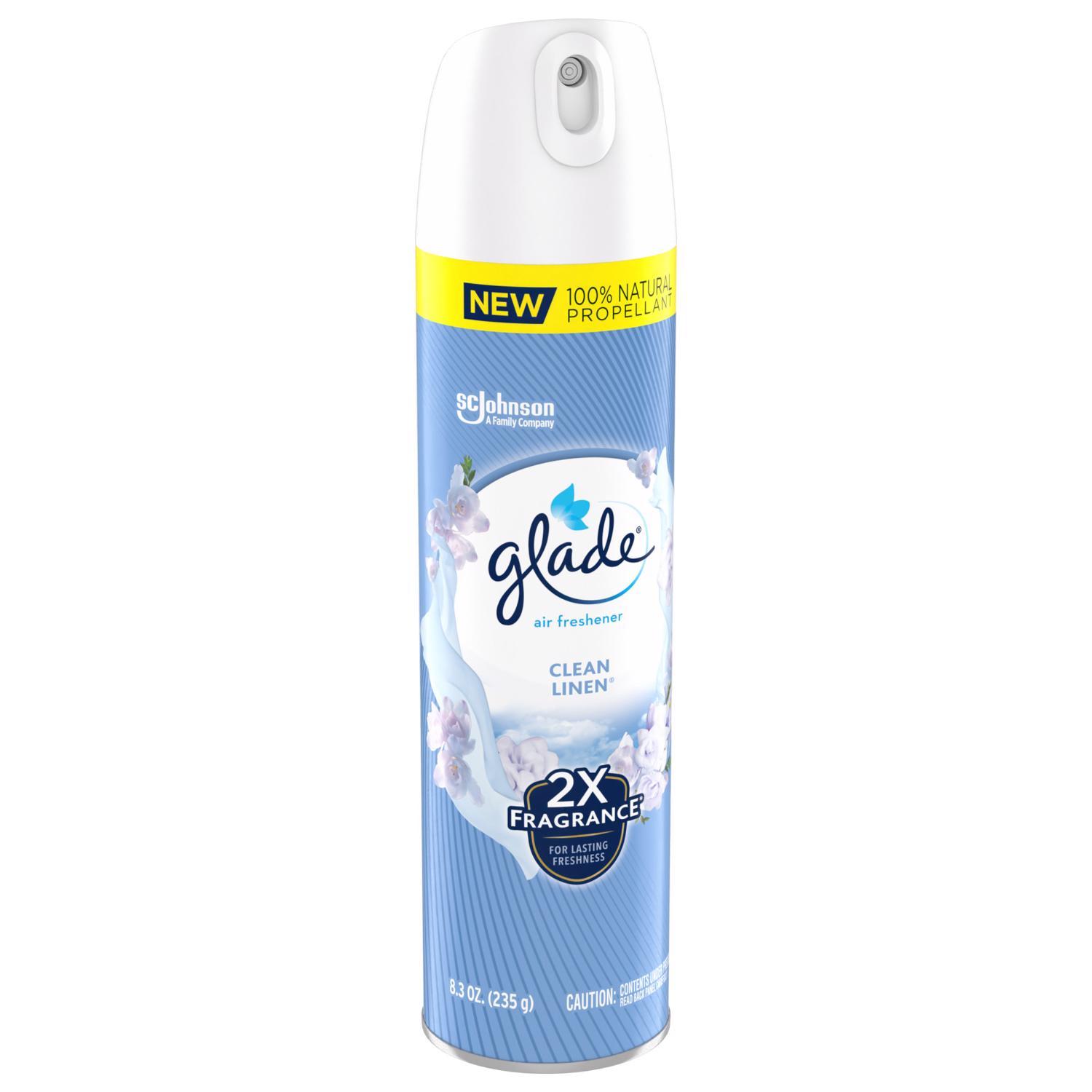 Glade Clean Linen Scent Air Freshener 8.3 oz Aerosol 1 pk