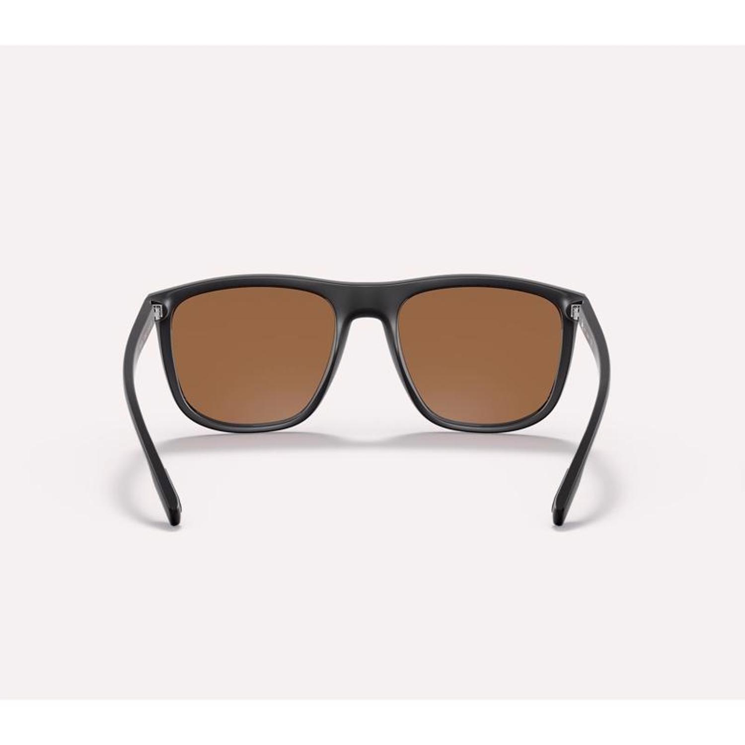 Native Mesa Sunglasses Unisex Matte Black Frame Bronze Lens Polarized Blue Light Blocking